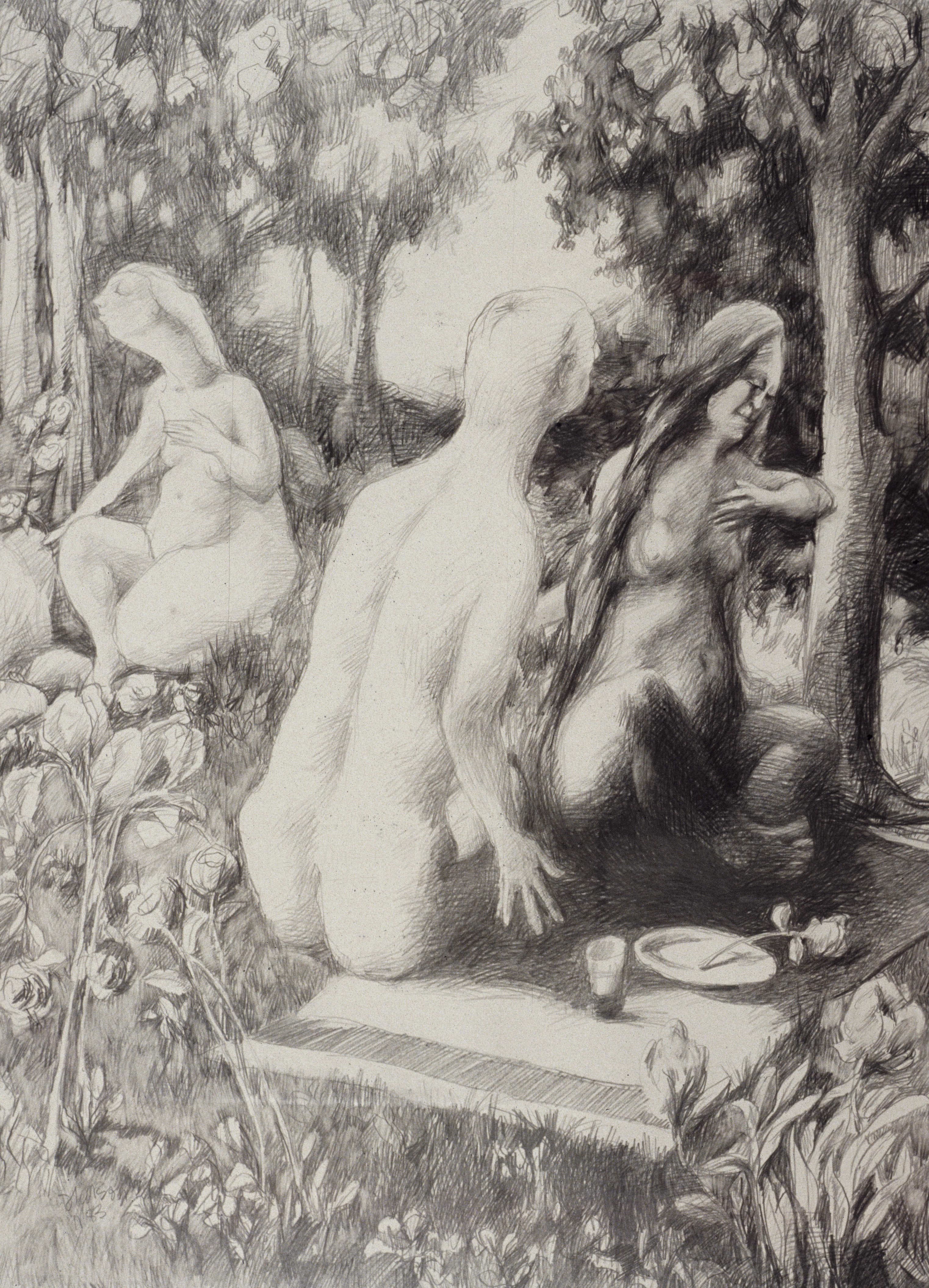 Picnic, large drawing