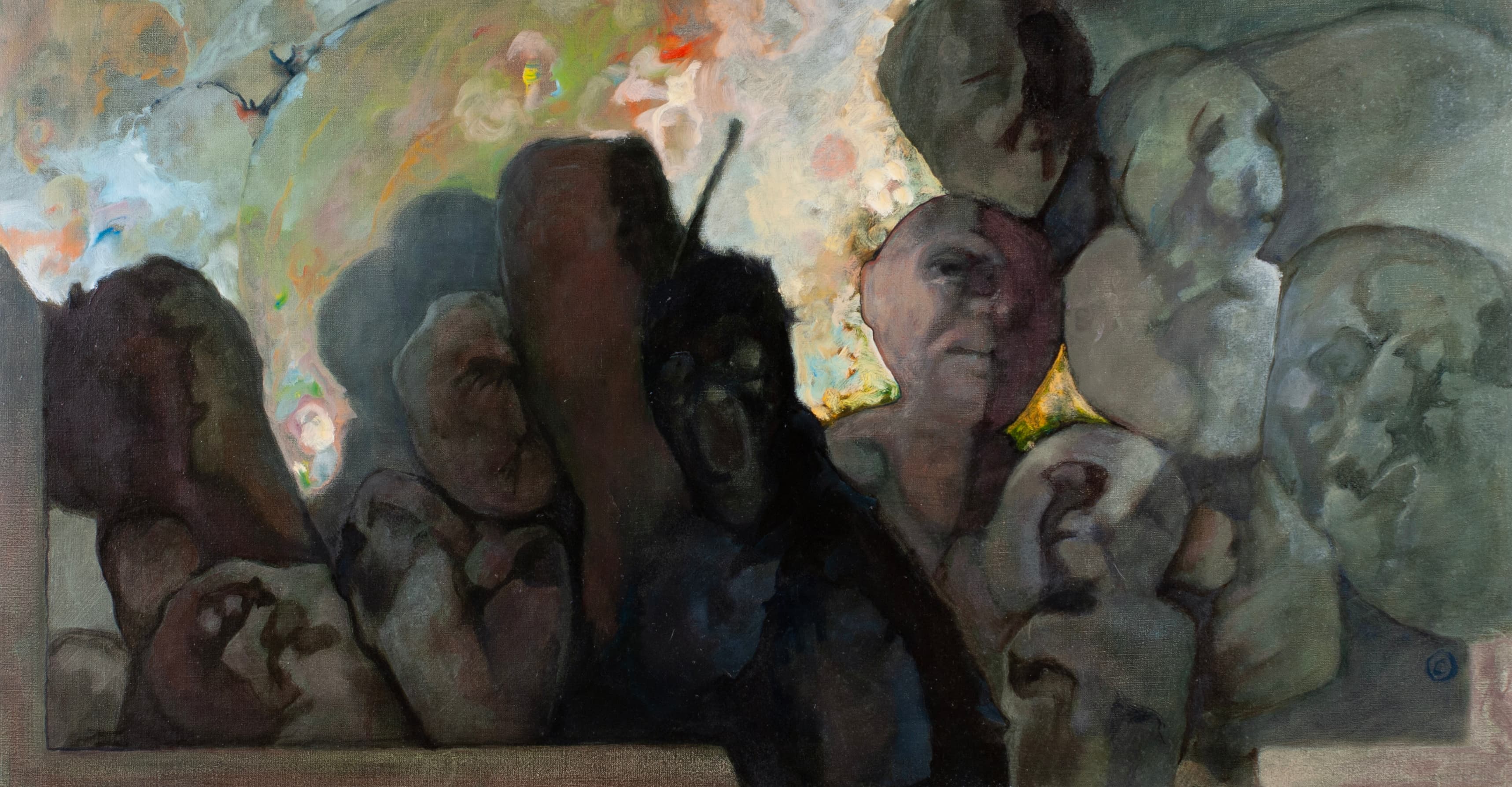 Art with the title "The Philosophers".