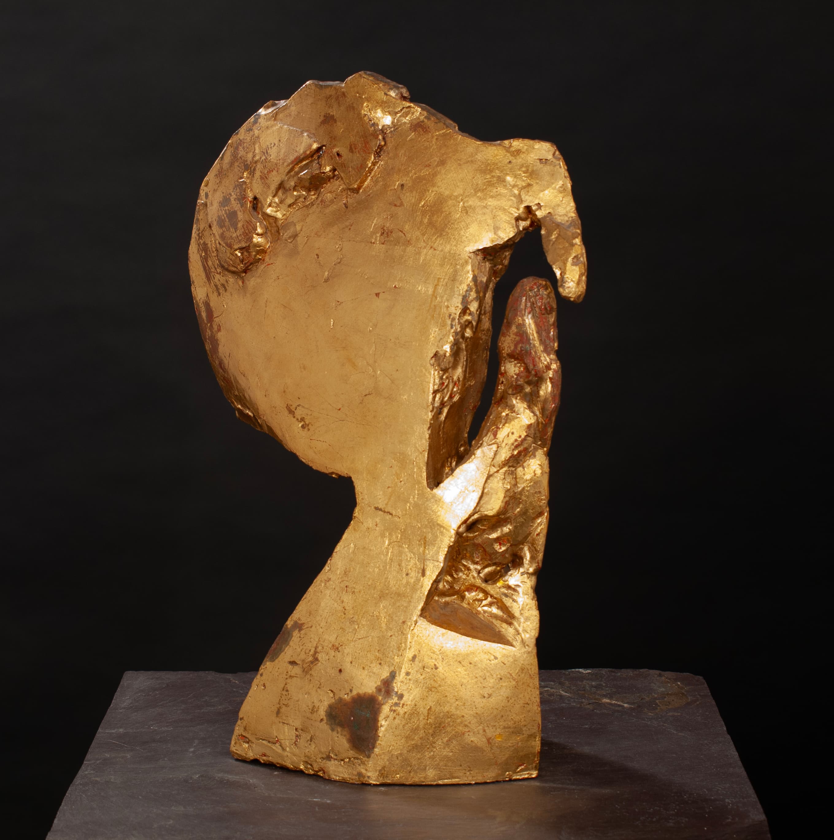 Art with the title "Flat Head".