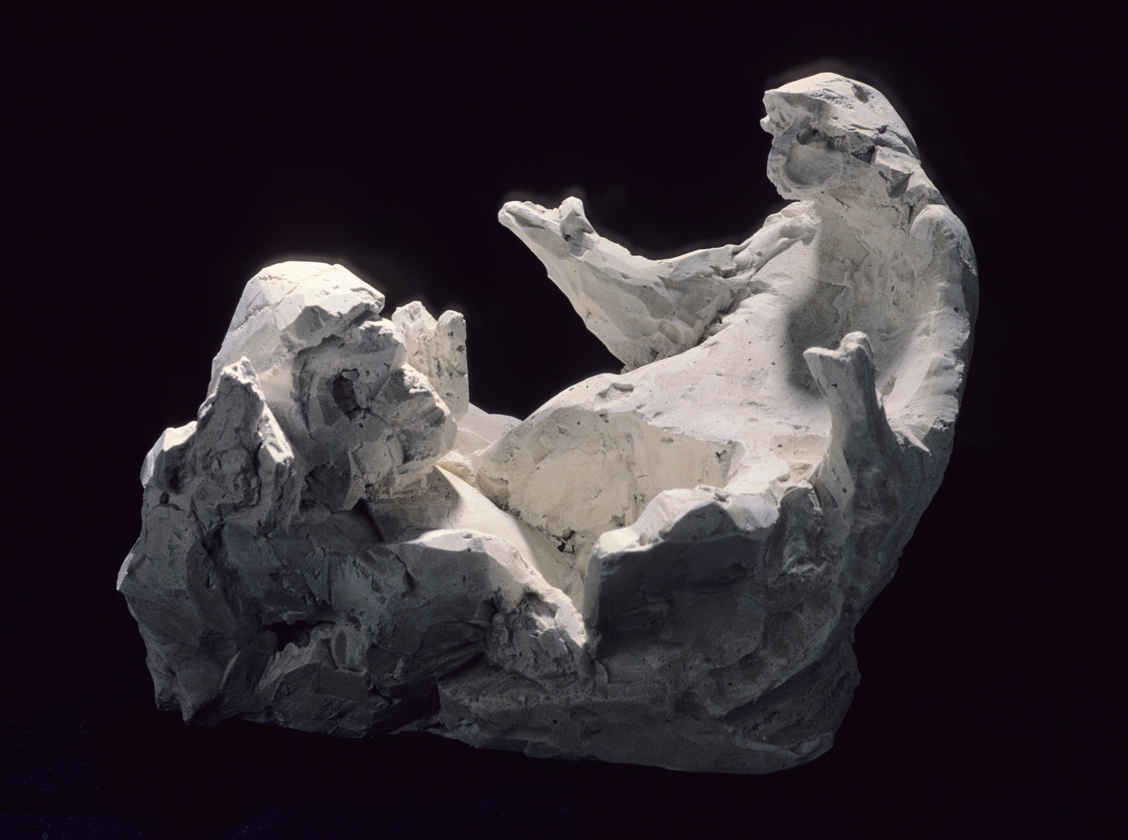 Art with the title "Seated Figure Plaster".