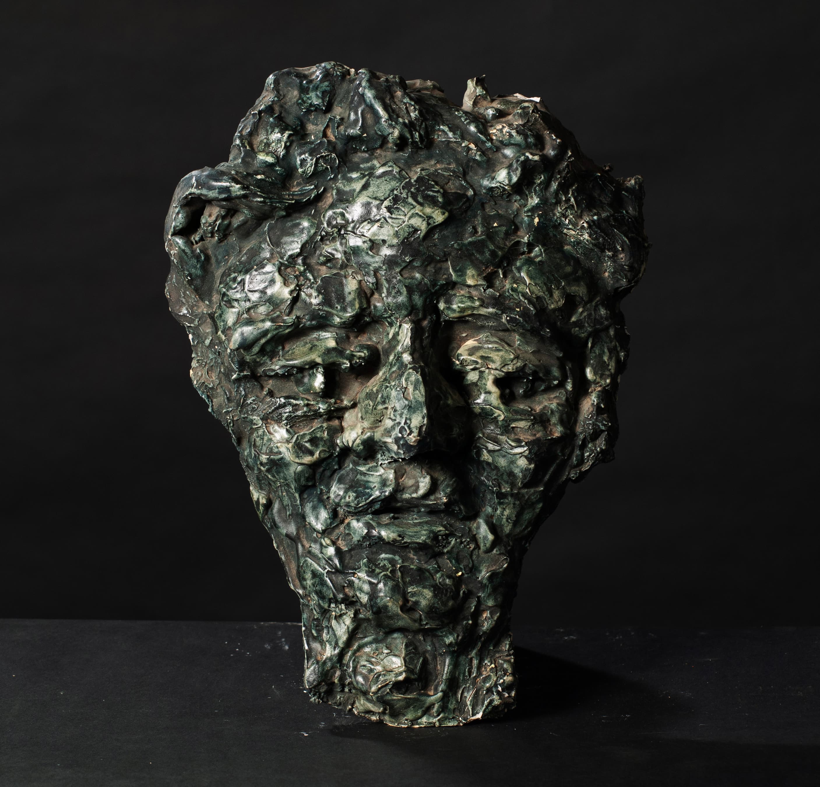 Art with the title "Man's Face".