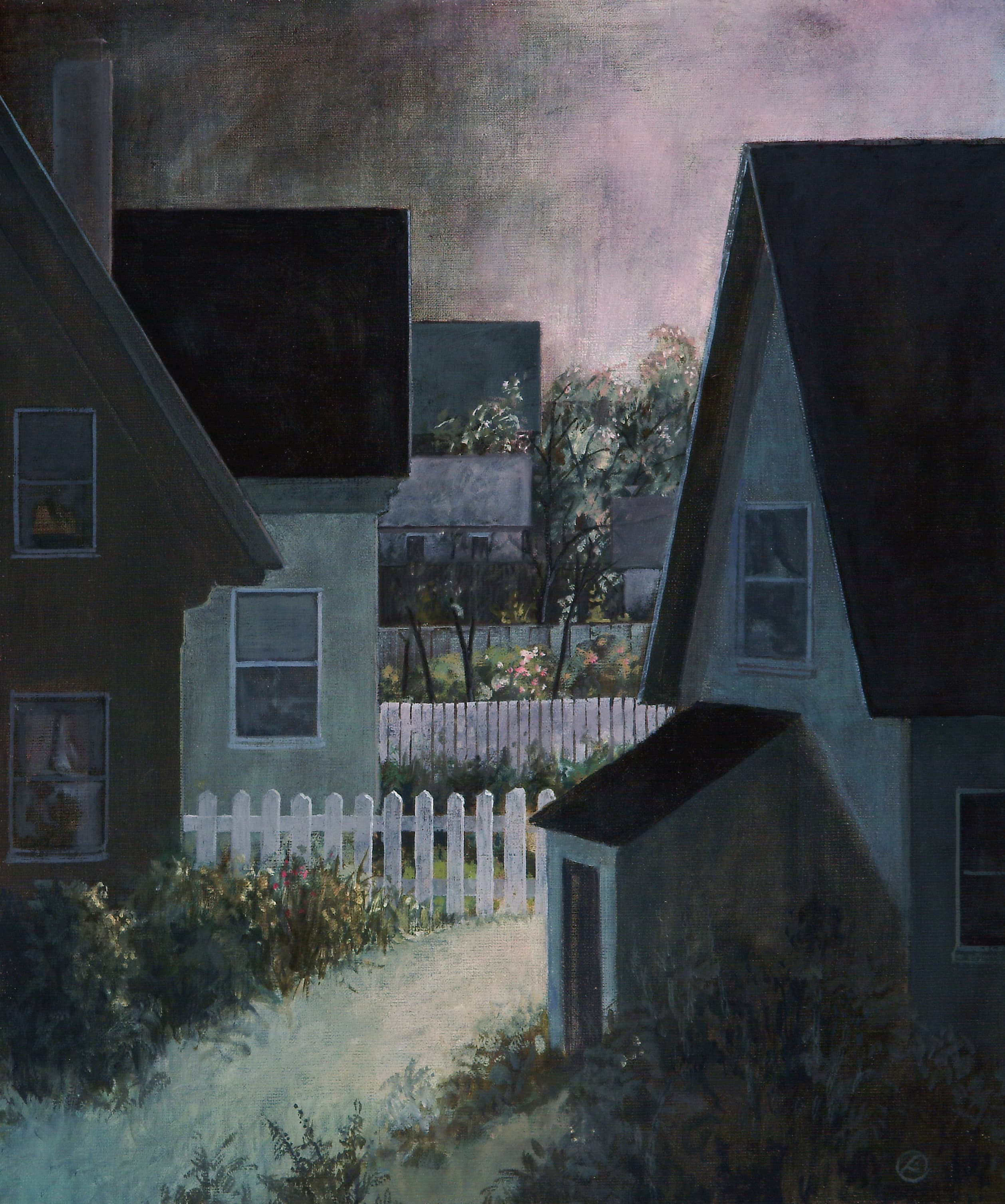 Art with the title "Backyard".