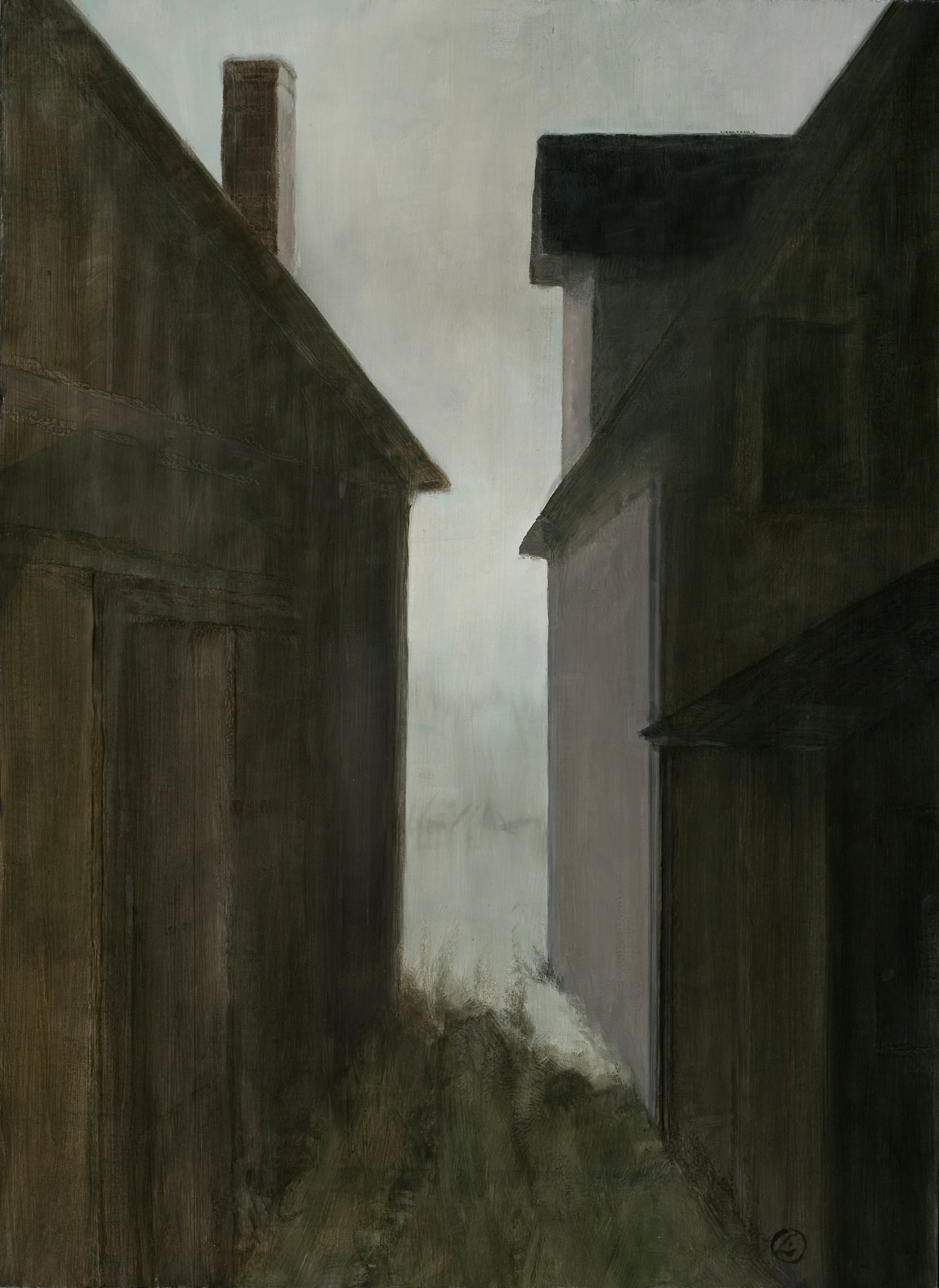 Art with the title "Alley".