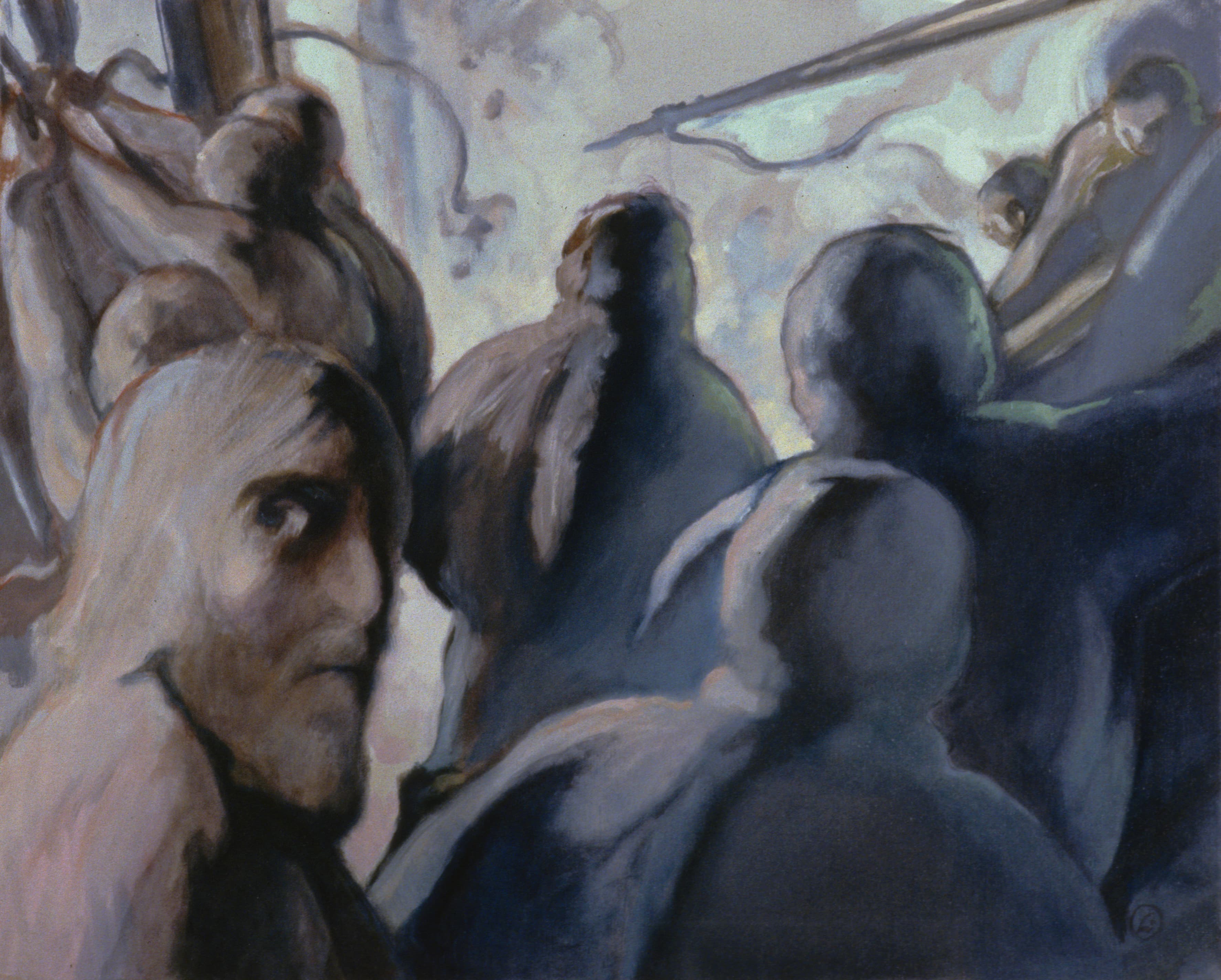 Art with the title "Ahab Glancing".