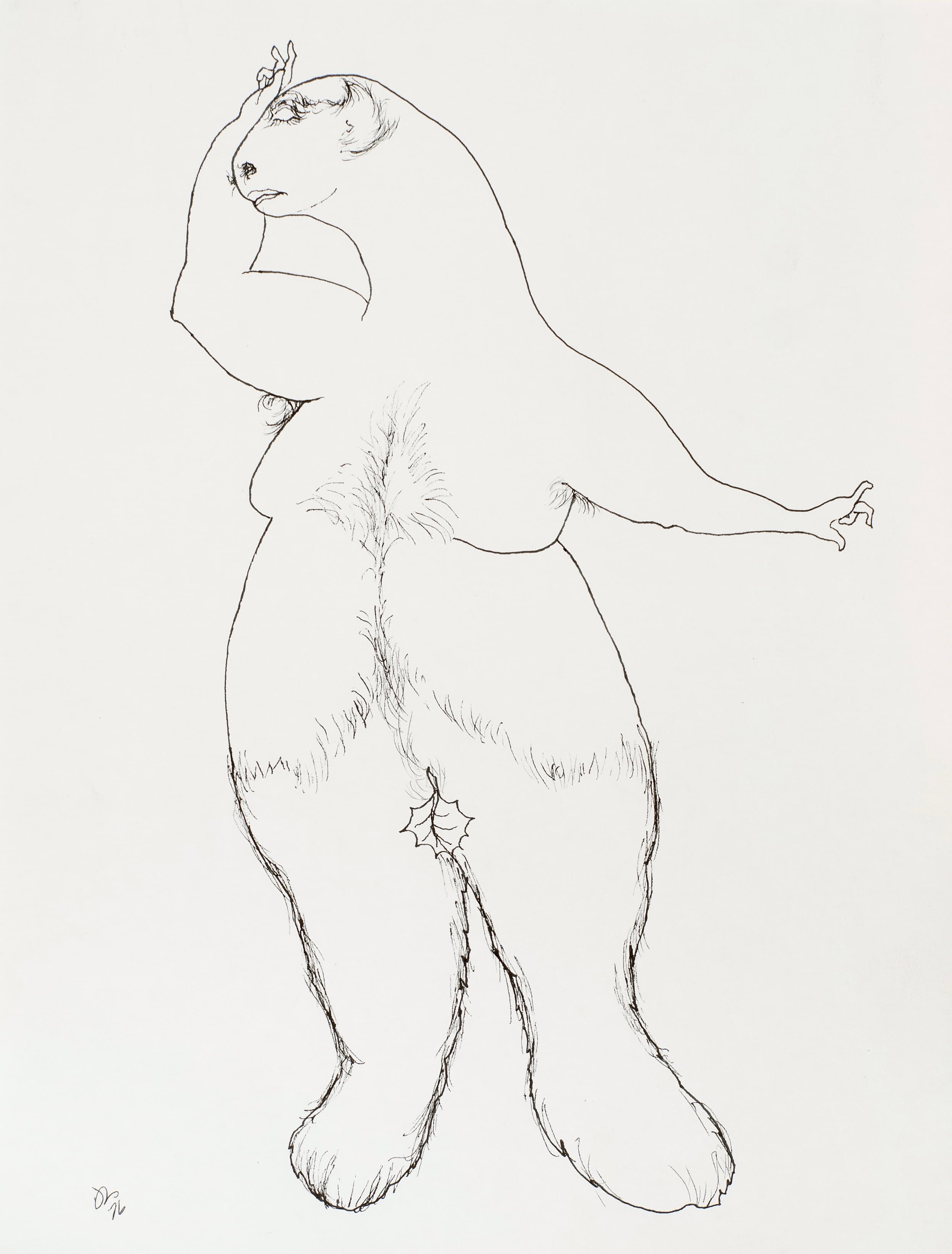 Art with the title "She Swoons".