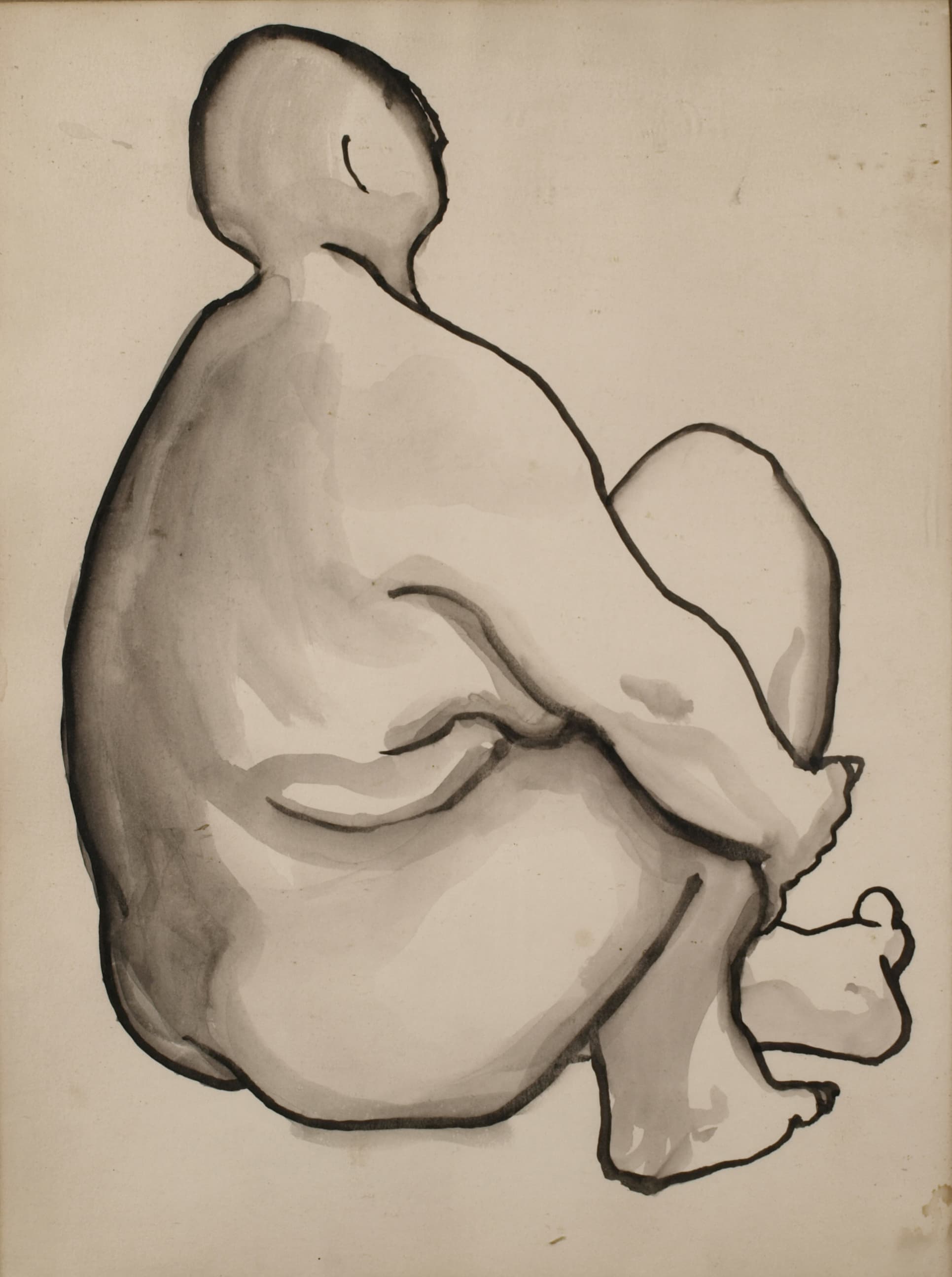 Art with the title "Seated Figure".