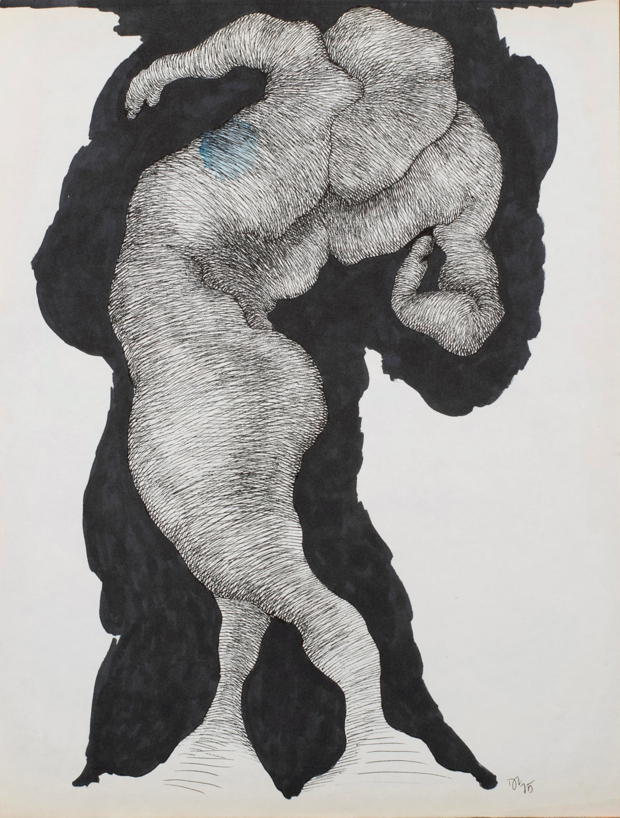 Art with the title "Mutation on Black".