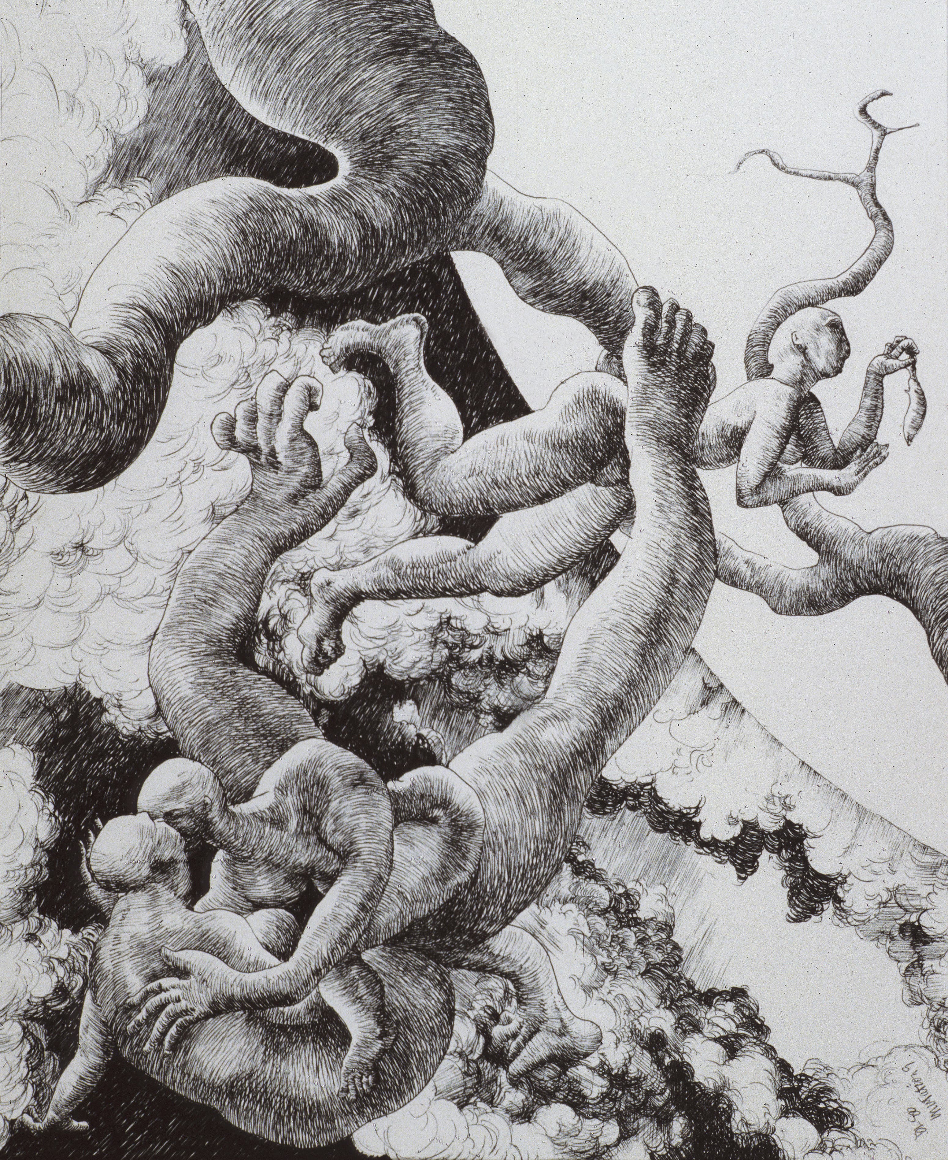 Art with the title "Mutation 9, or 'Mutation with Fish'".