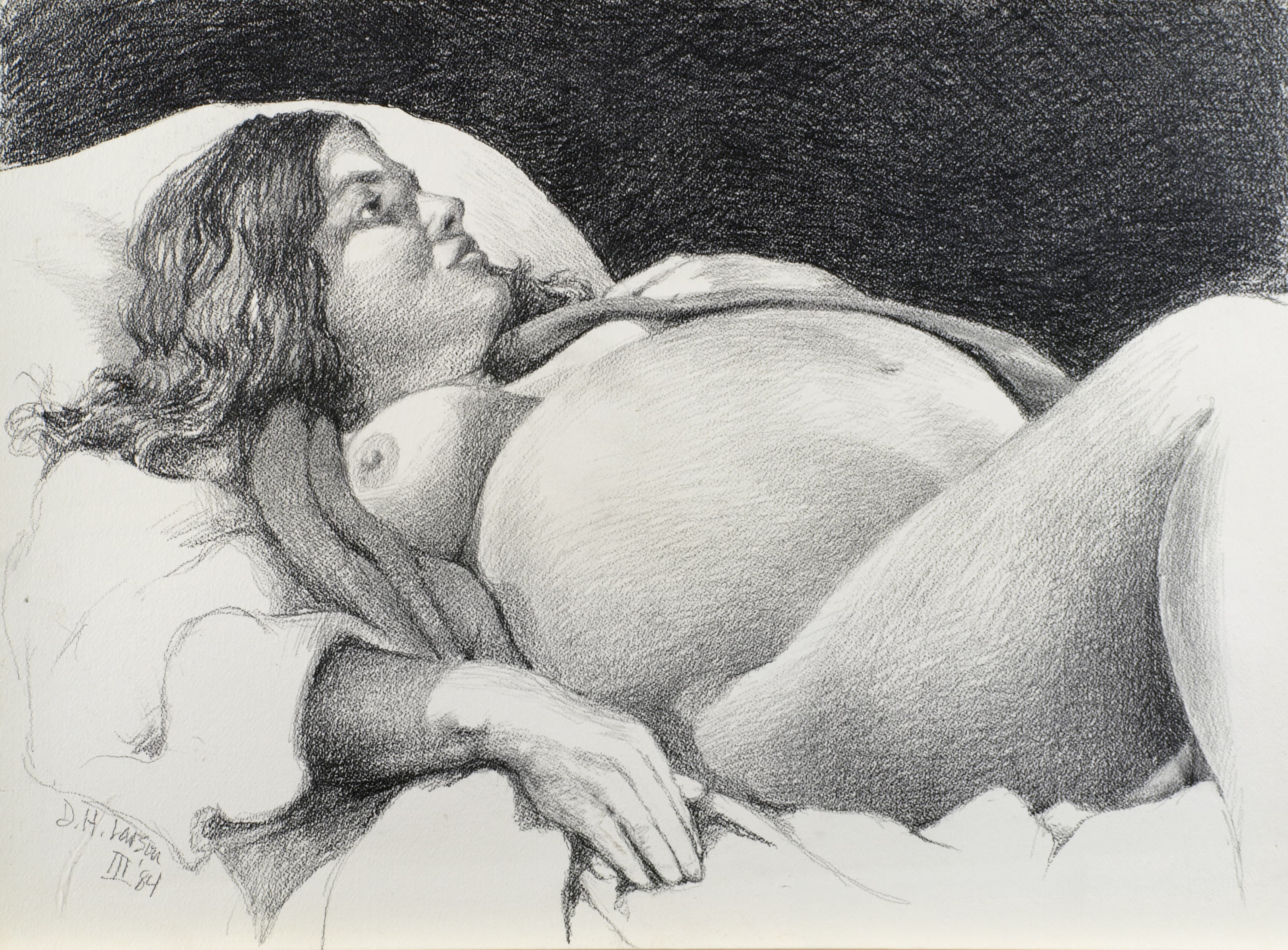 Art with the title "Ada Pregnant".