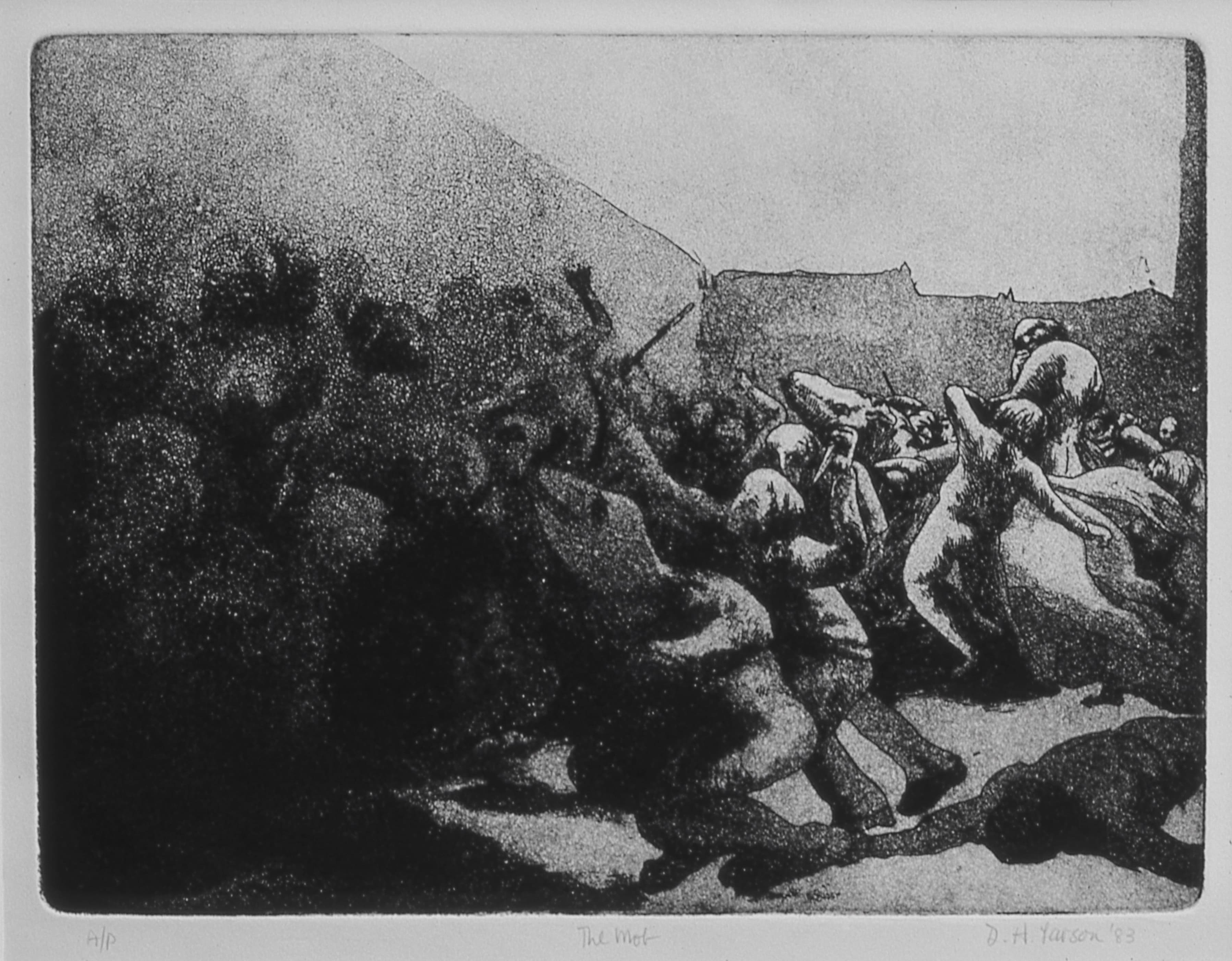 Art with the title "The Mob".