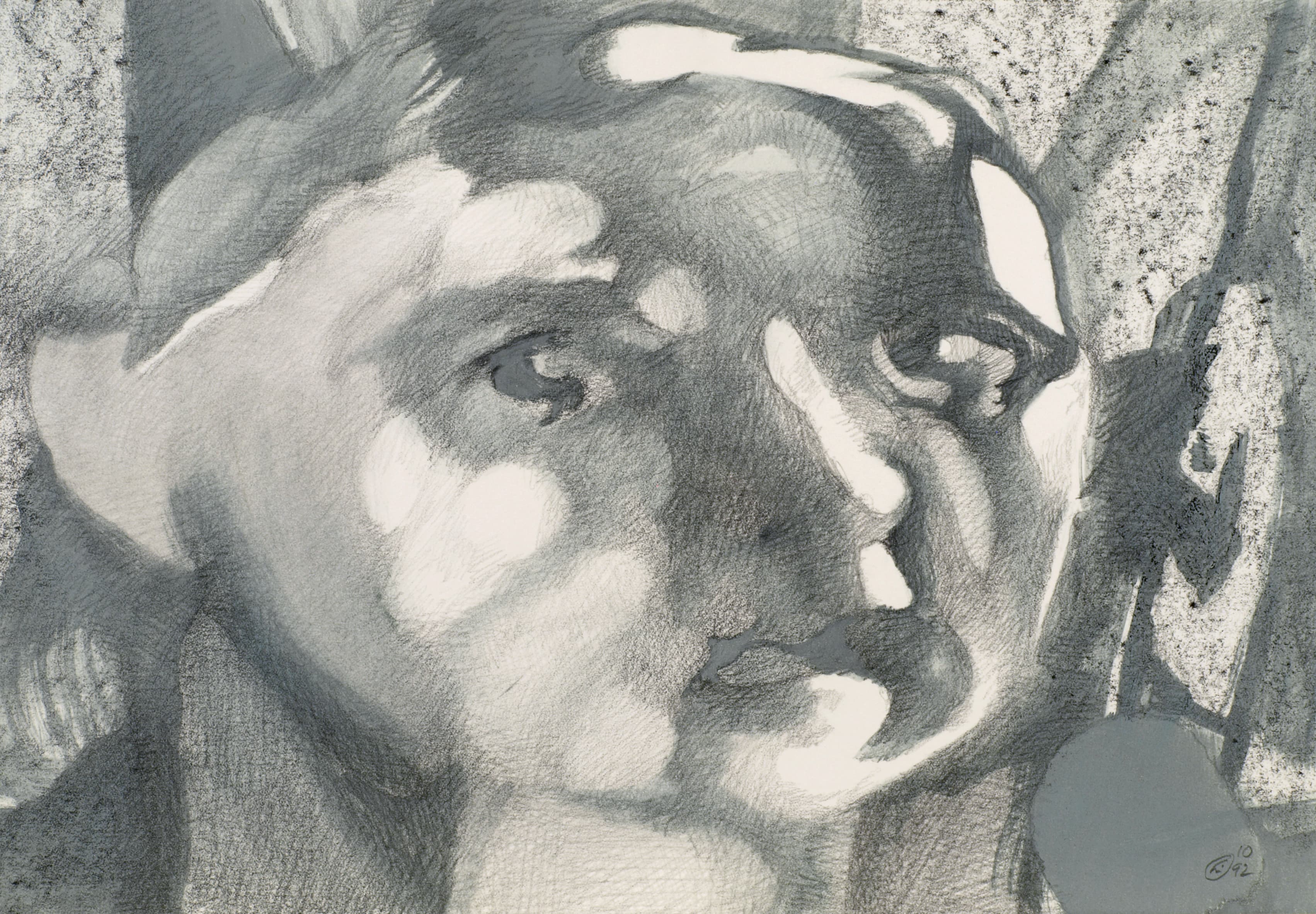 Art with the title "Round Face".