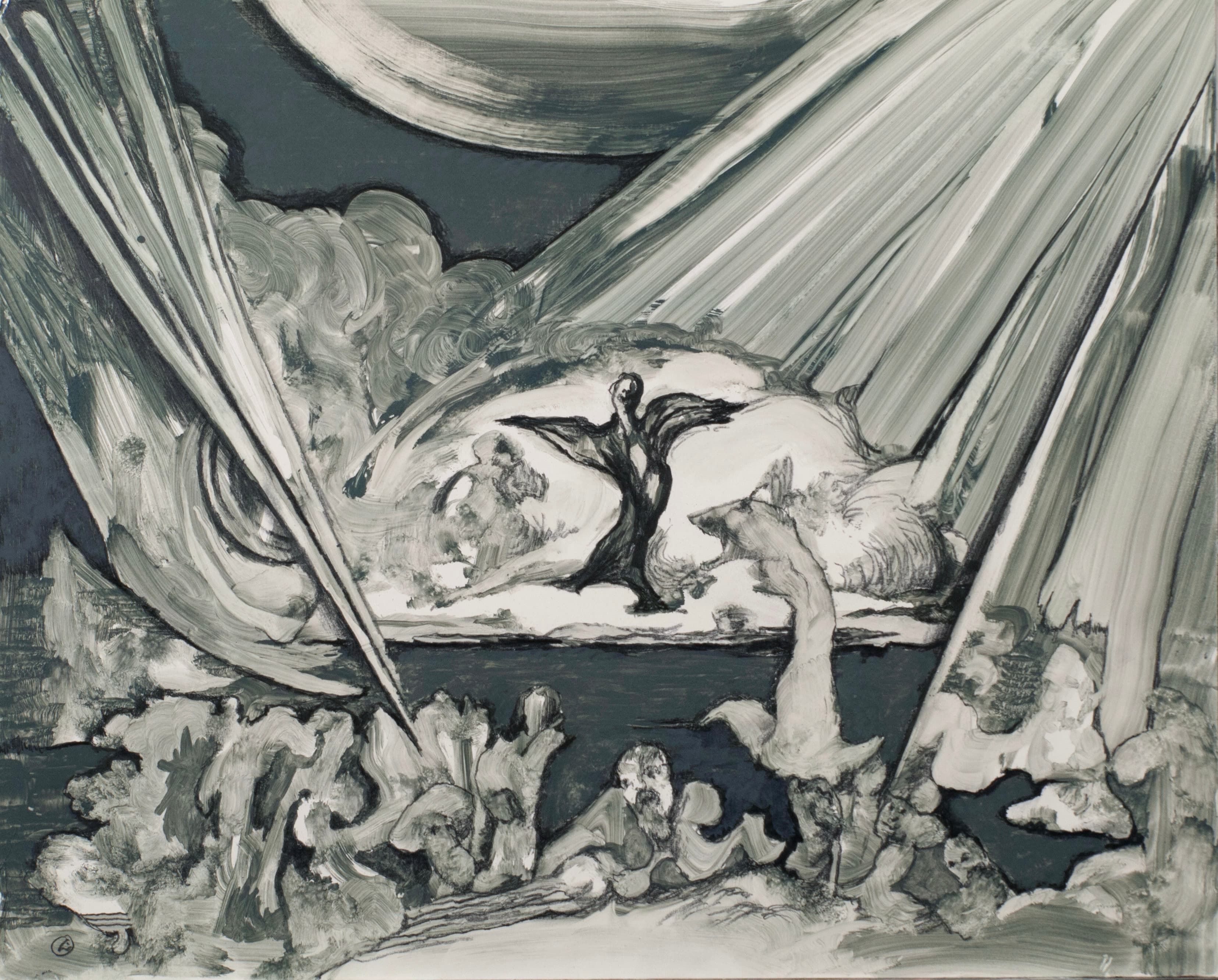 Art with the title "Fantasy with Rays".