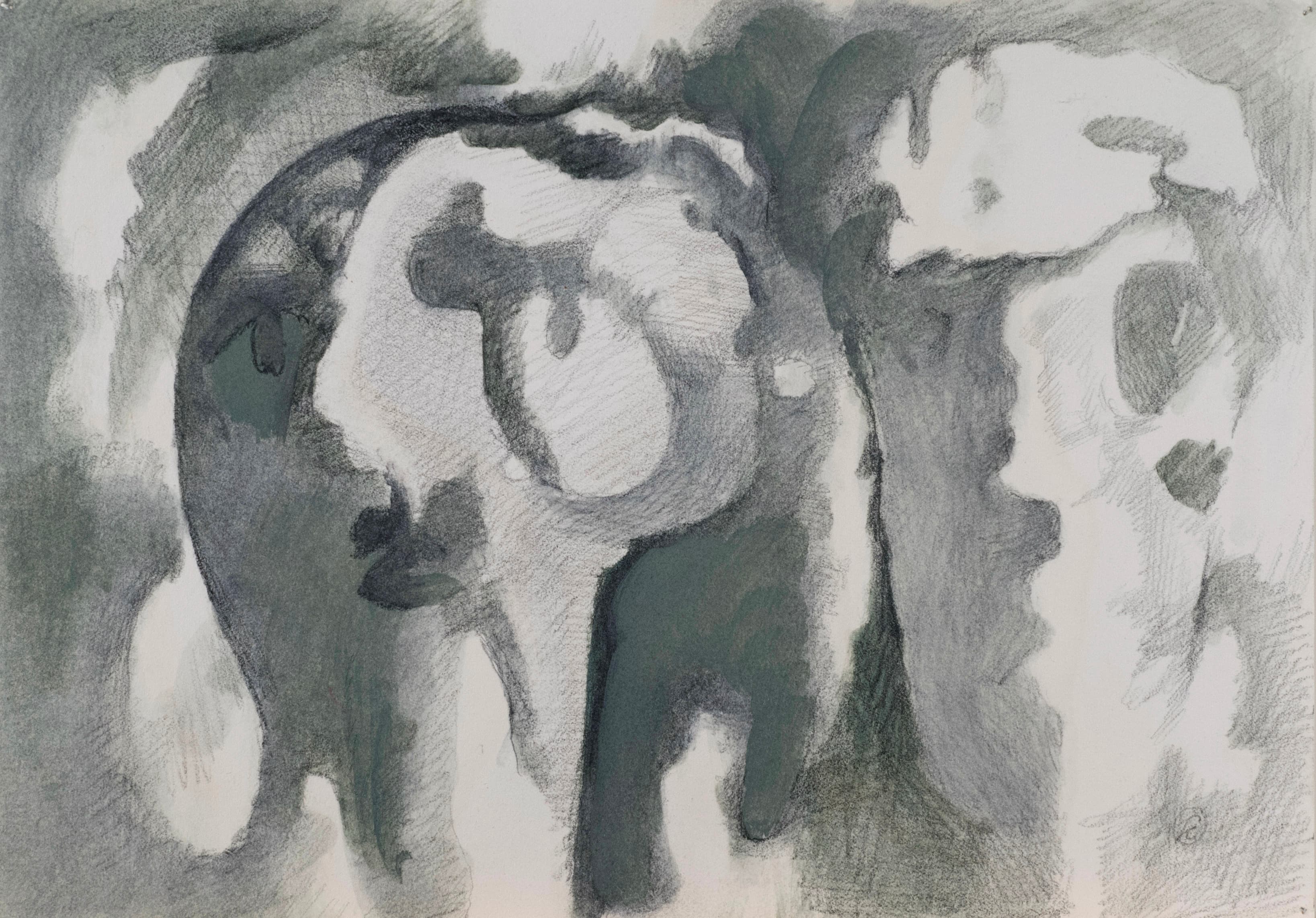 Art with the title "Two Heads Multi Face".