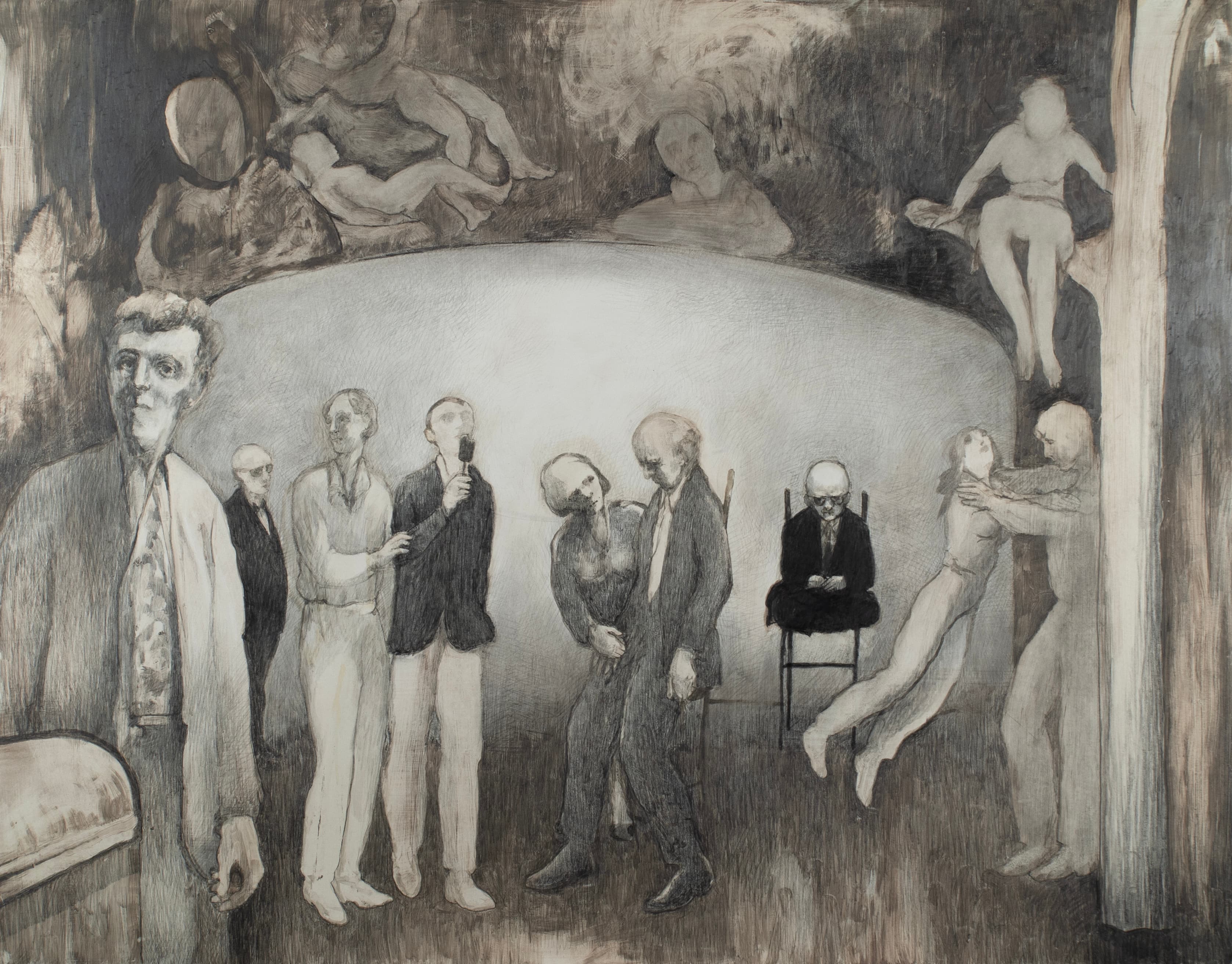 Art with the title "Park Scene".