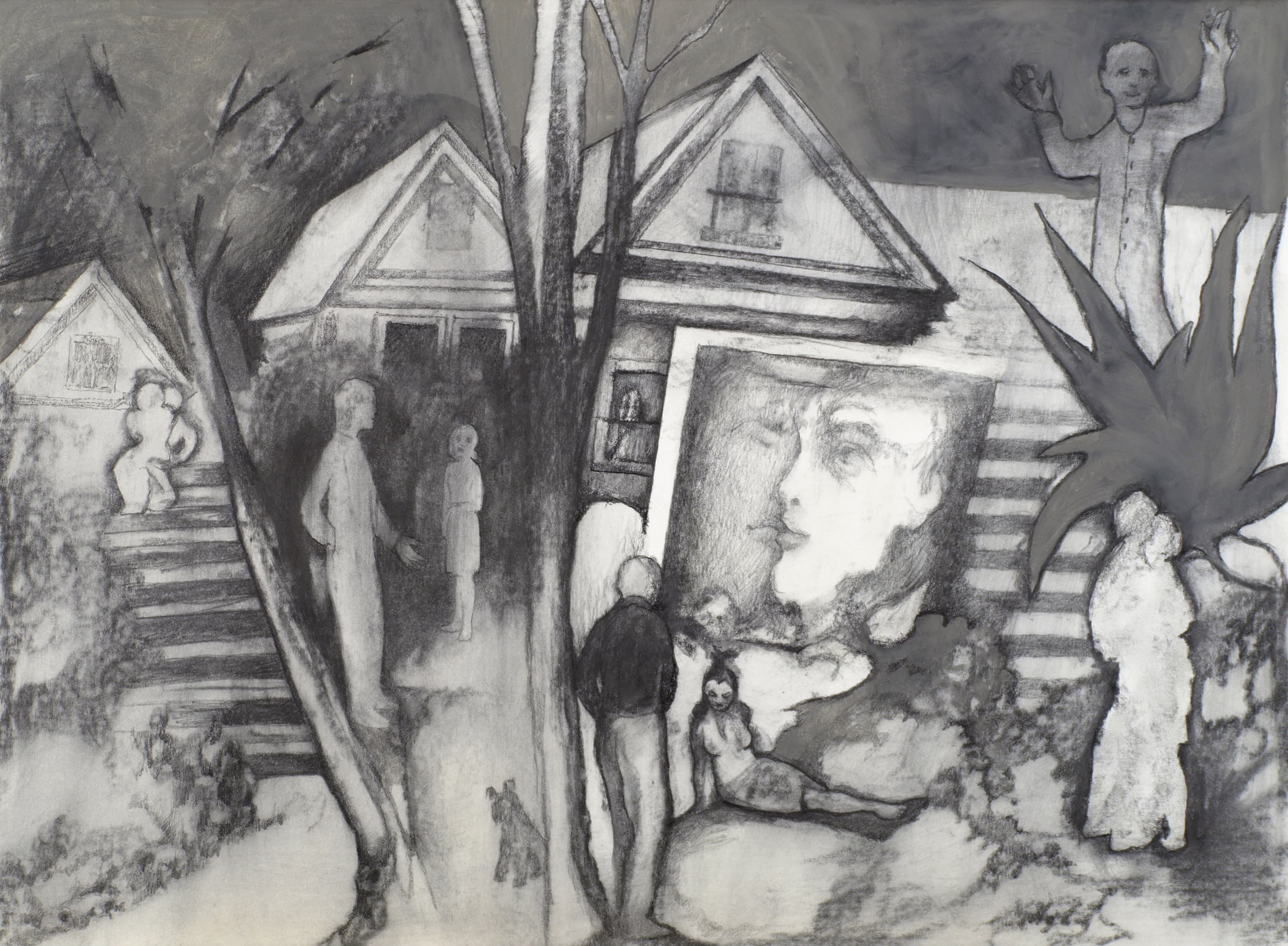 Art with the title "Neighborhood Study II".