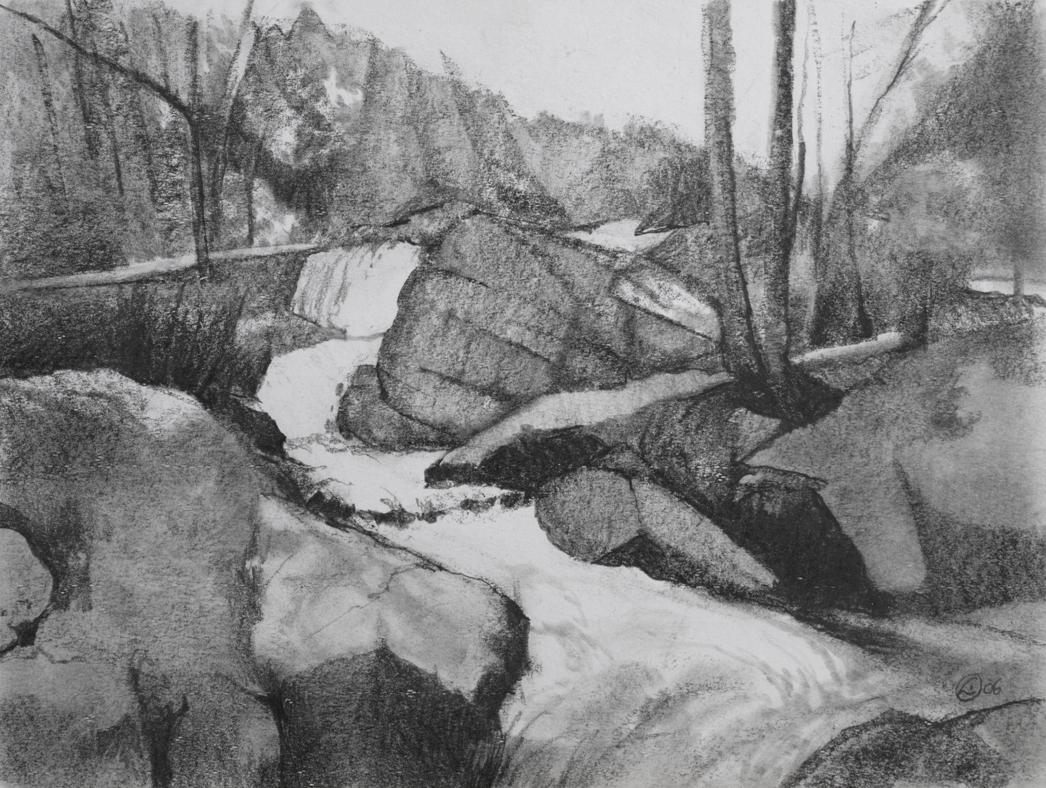 Art with the title "Various Baxter Landscapes from the Sketchbooks".