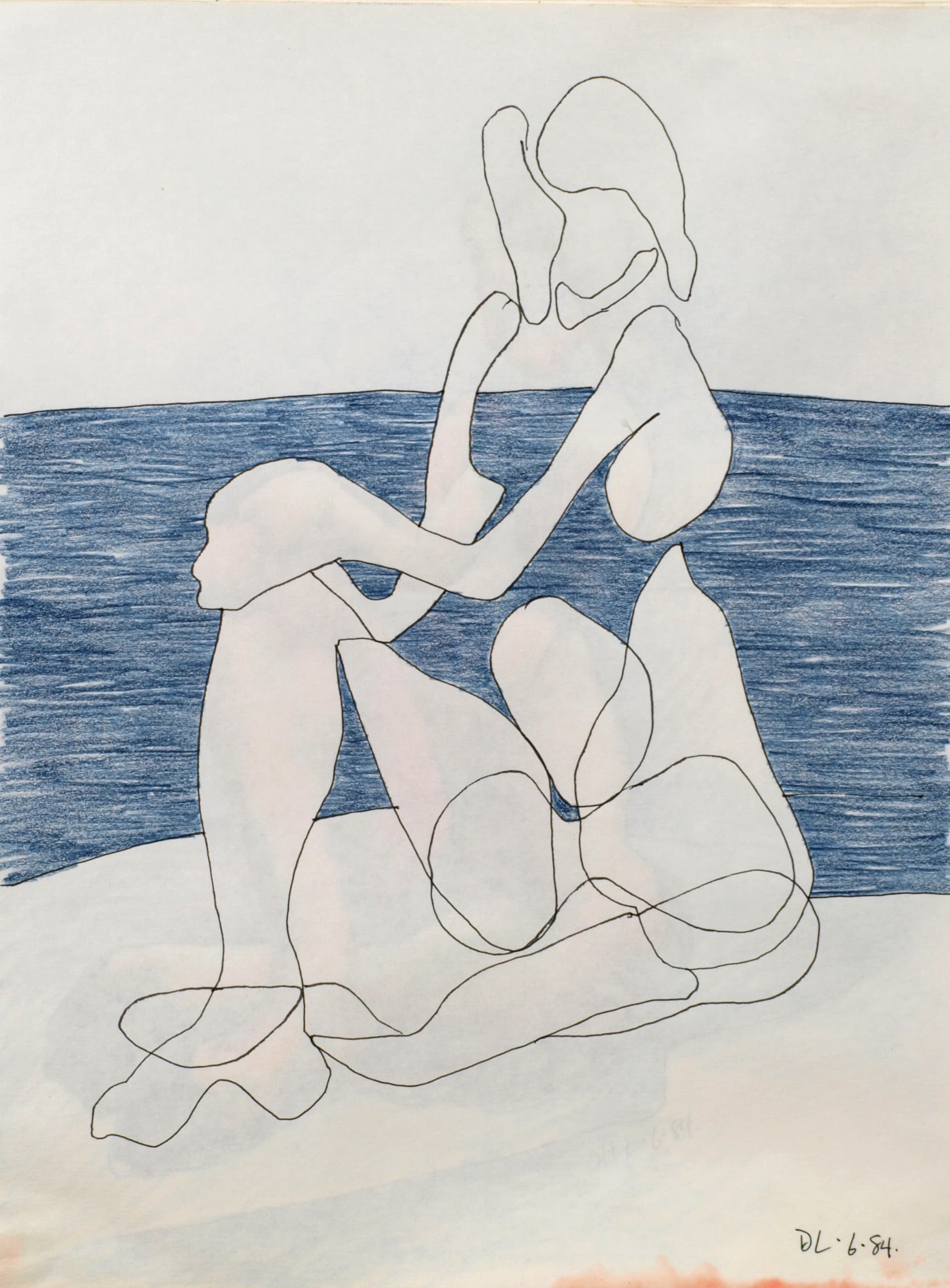 Art with the title "Sketchbook 1984-1985".