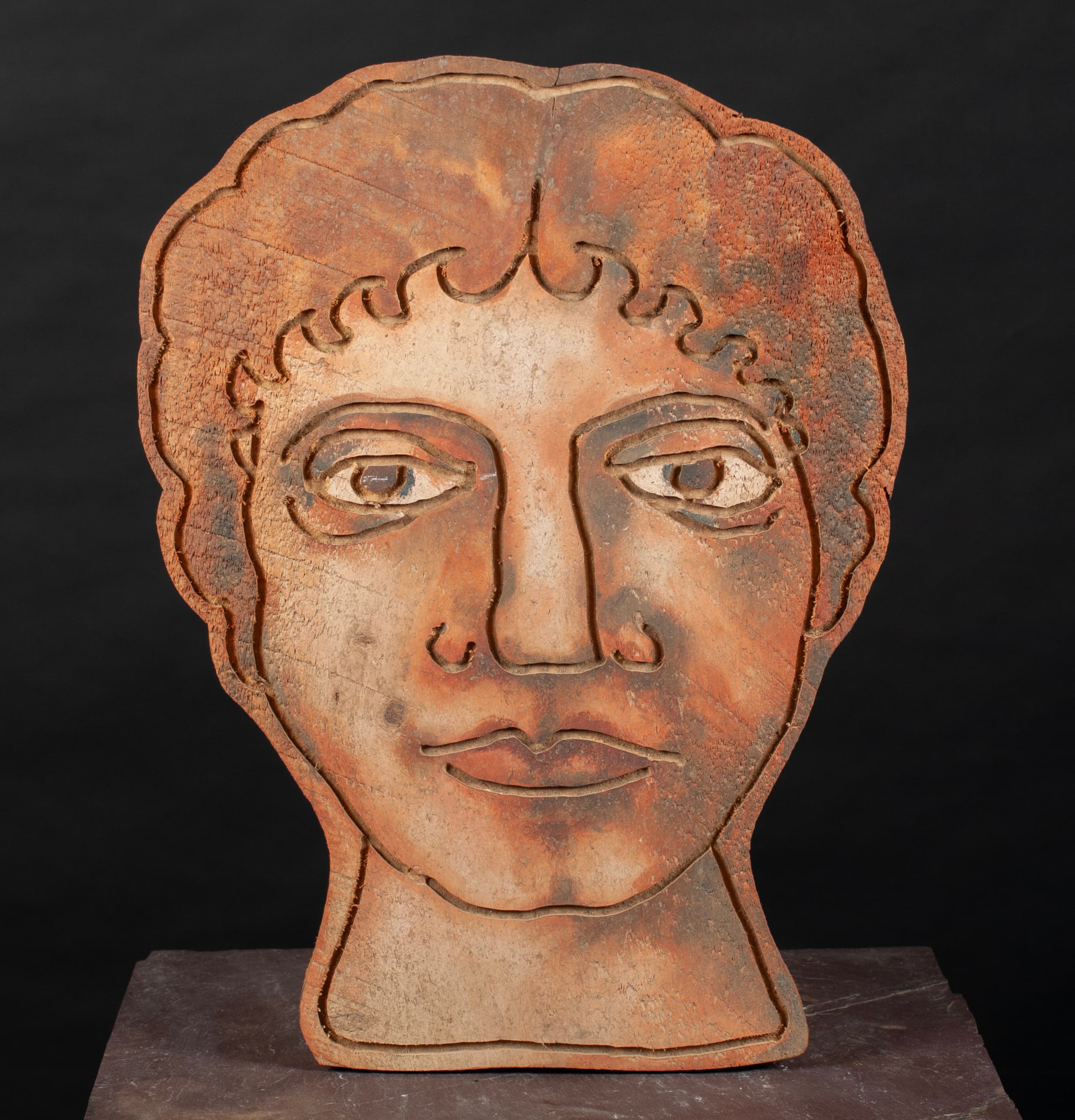 Art with the title "Greek Boy".