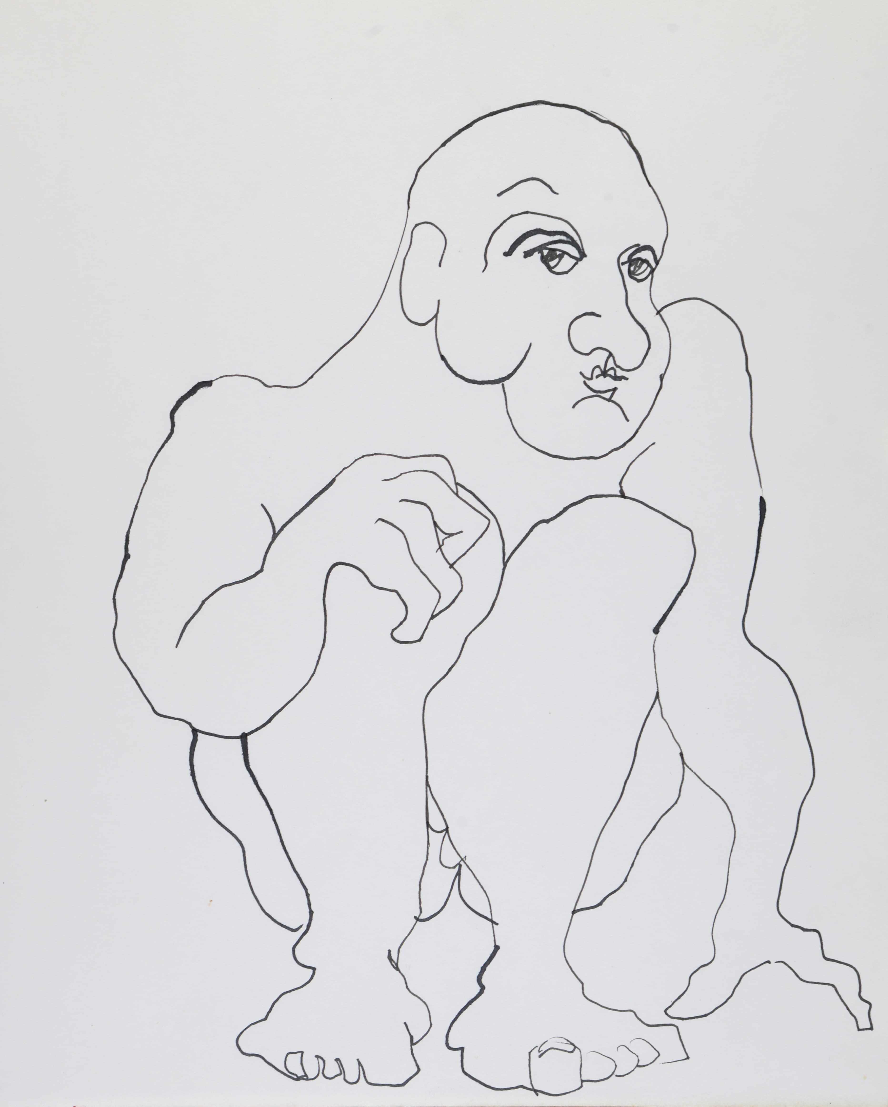 Art with the title "Sketchbook 1975-1976 #2".