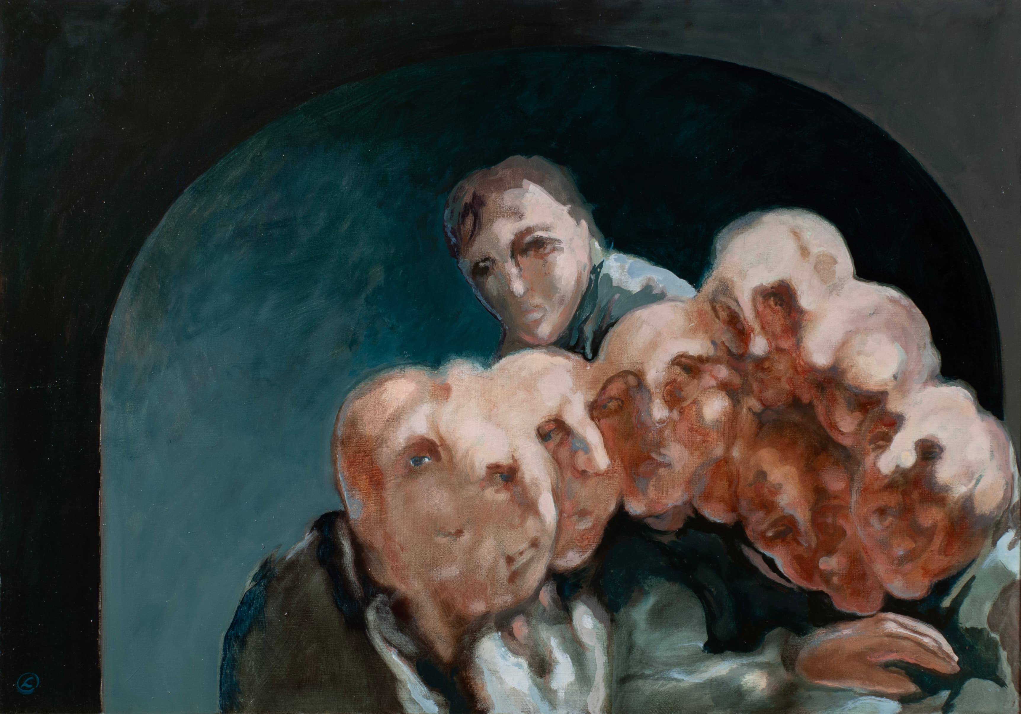 Art with the title "Anatomy Lesson".