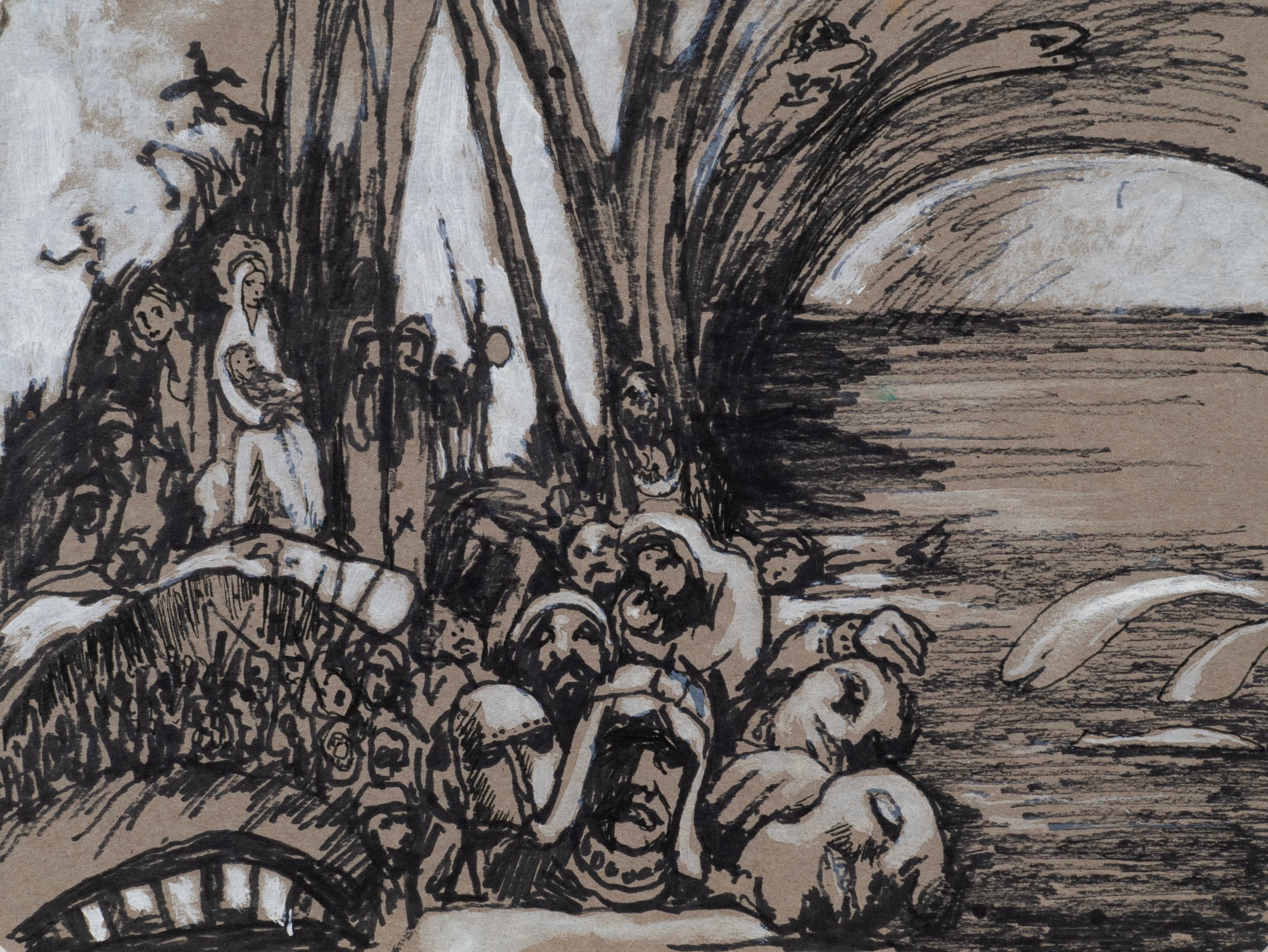 Art with the title "Study for Millennium (small)".