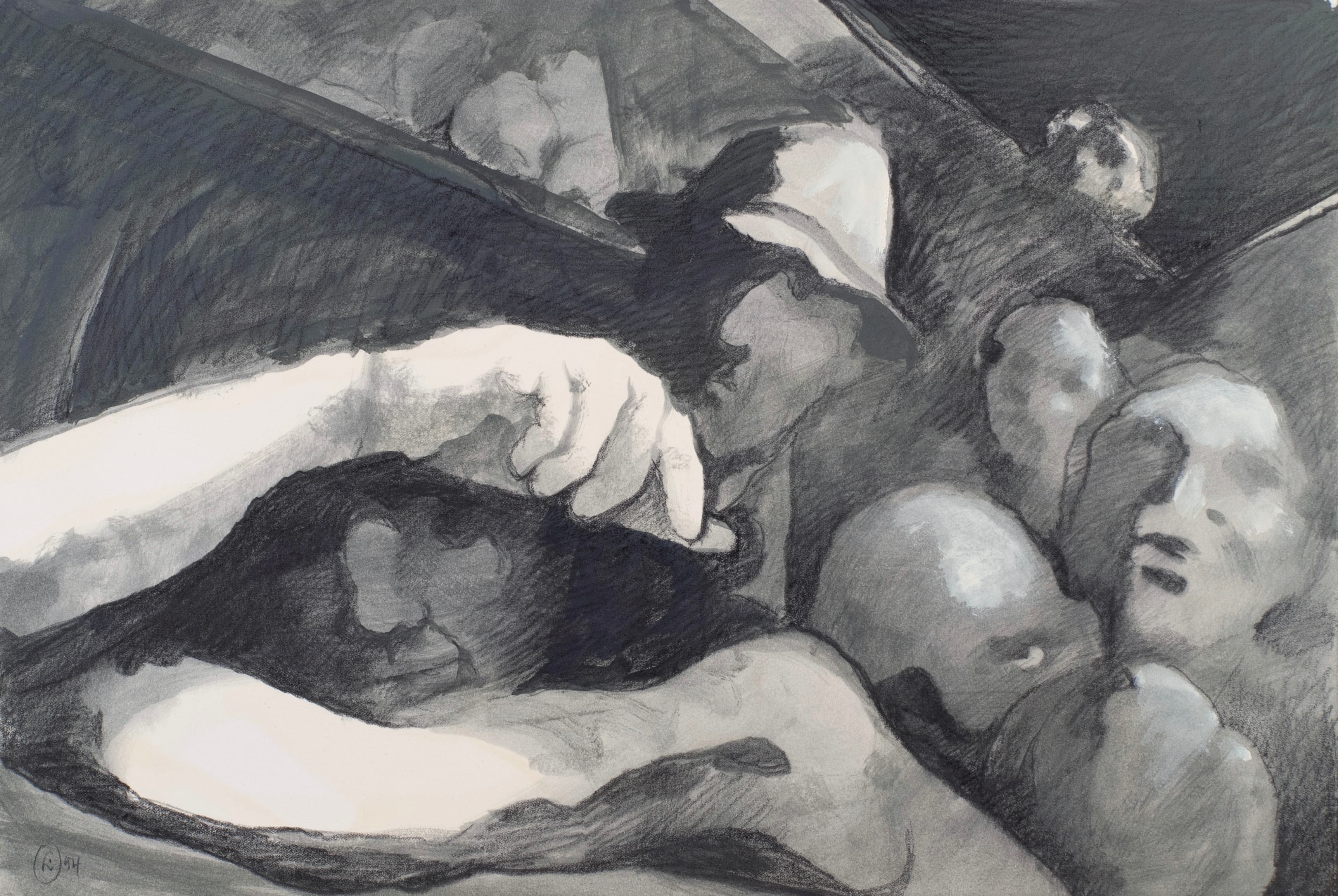 Art with the title "Study for In the Park, the Past".