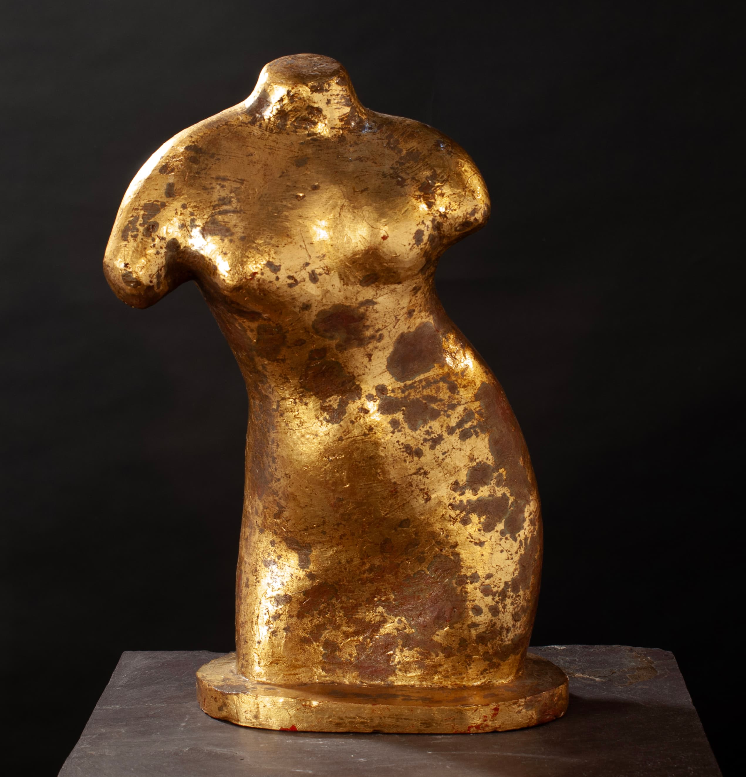 Art with the title "Female Torso Leaning".