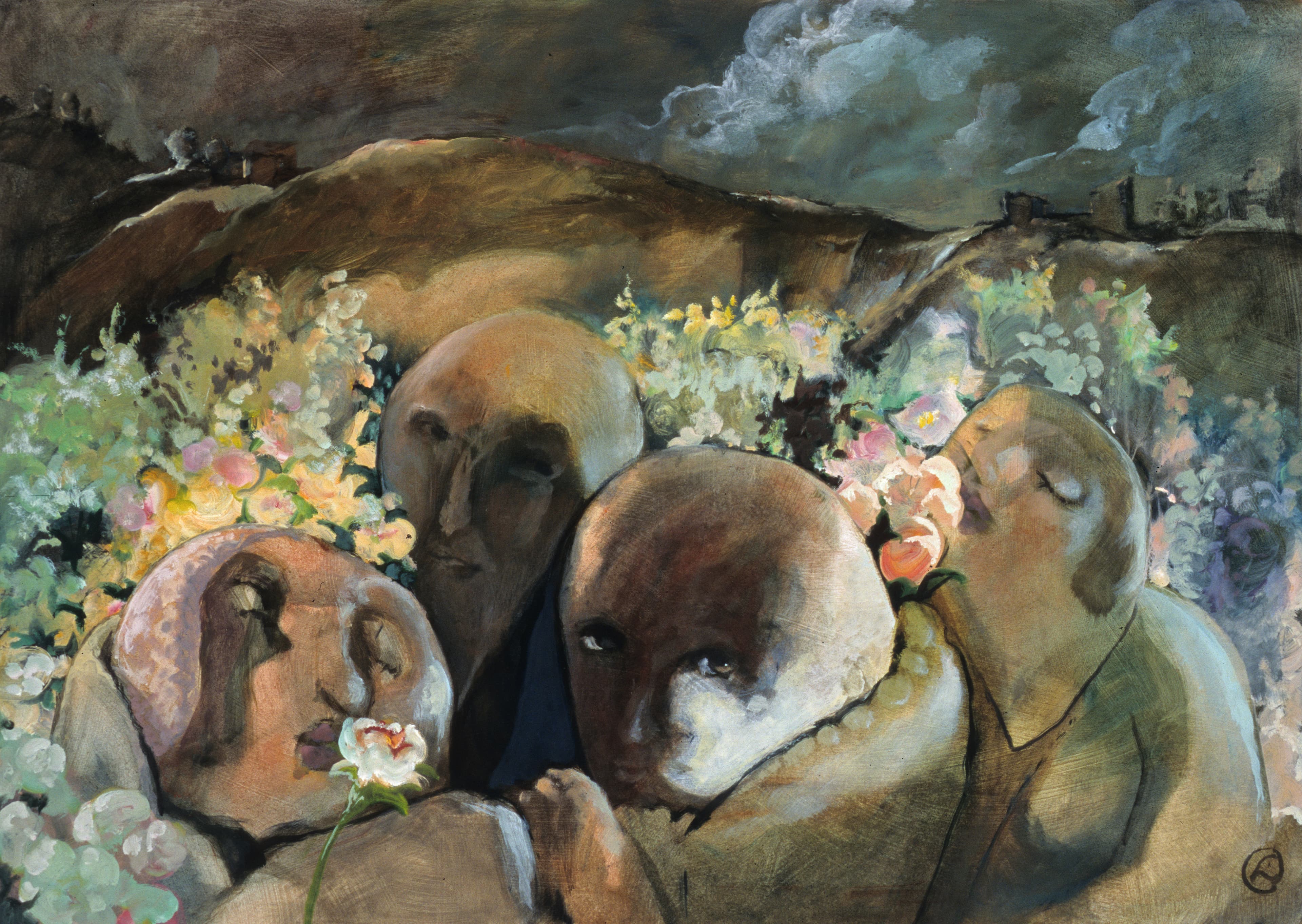 Art with the title "Renaissance Garden Party".