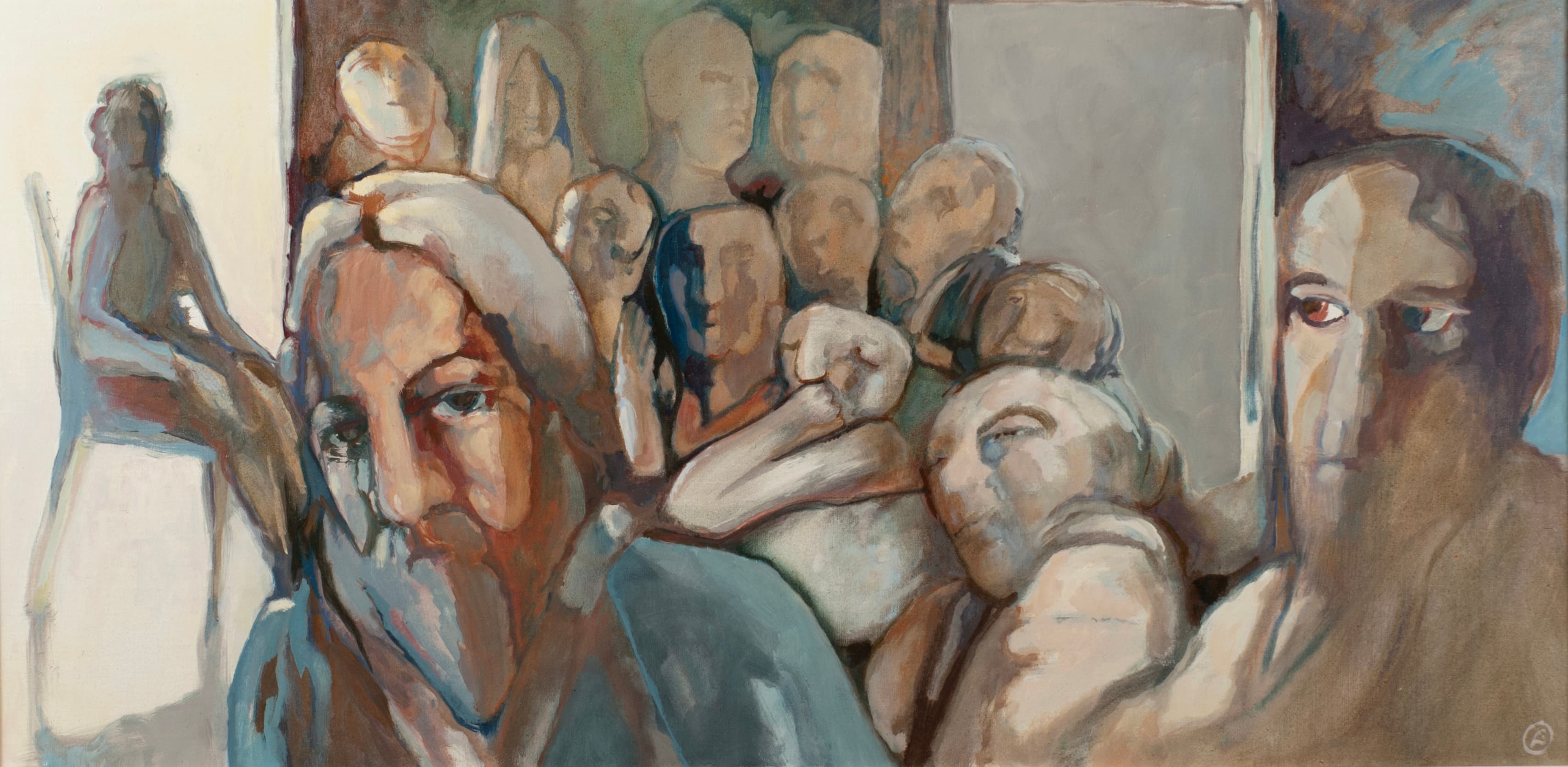 Art with the title "Last Supper, Seated Figure Left".