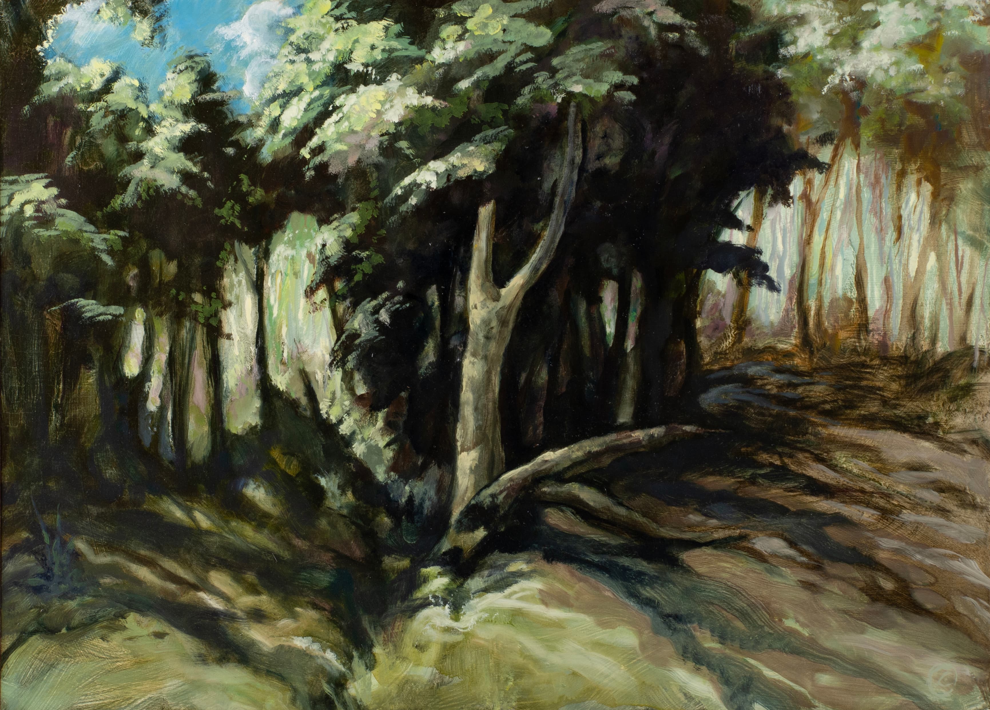 Art with the title "Path in the Woods (large)".