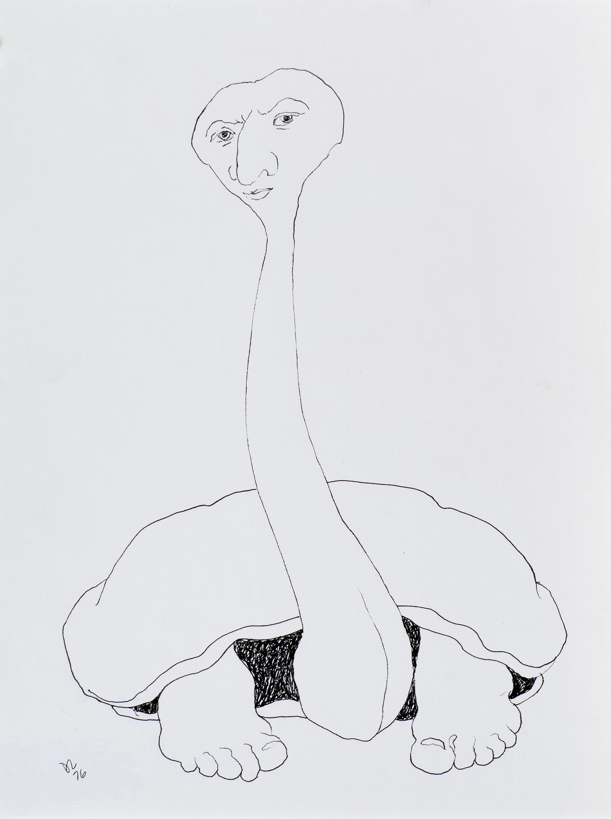 Art with the title "Turtle Figure".