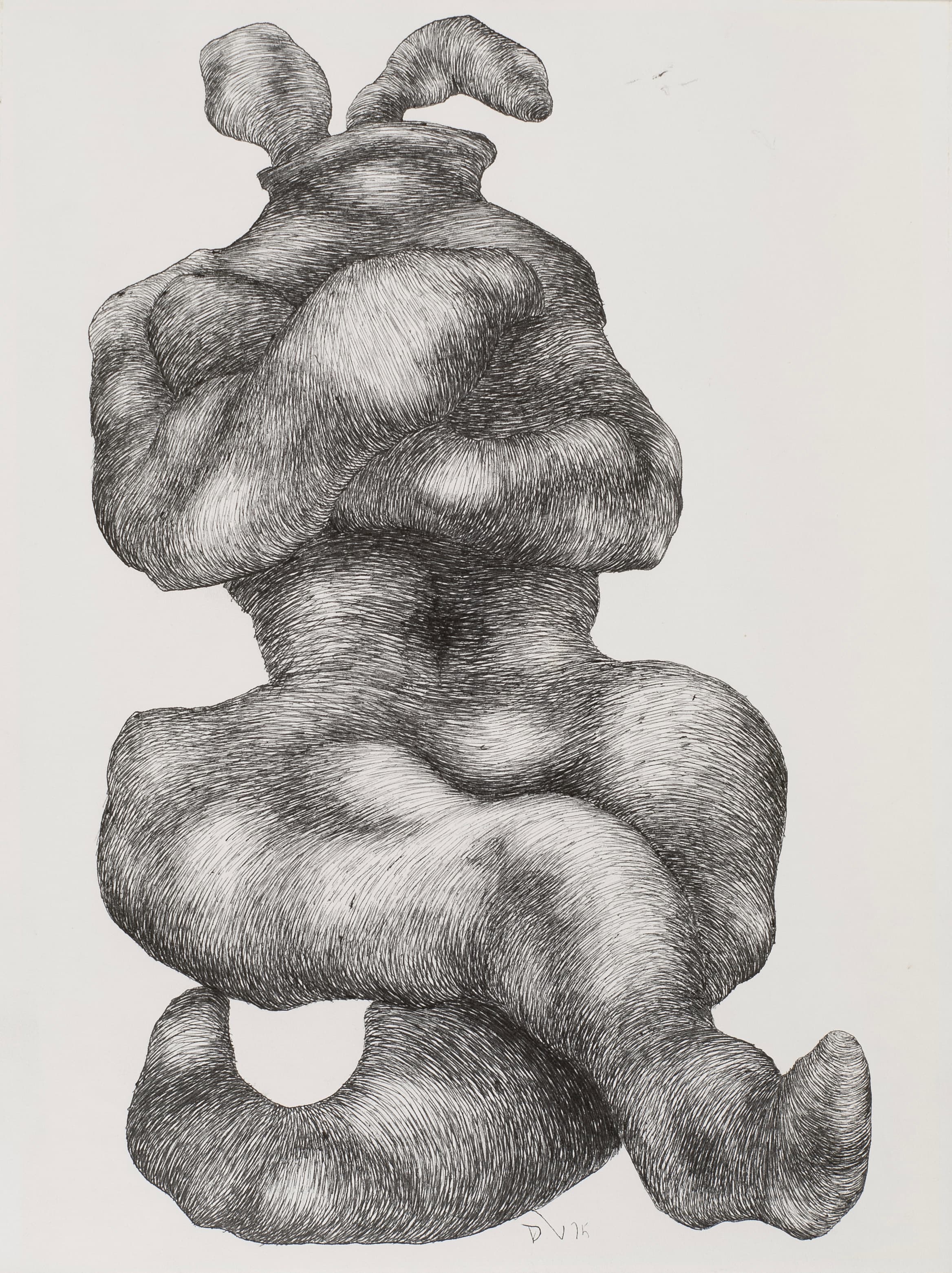 Art with the title "Mutation with Rabbit Ears".