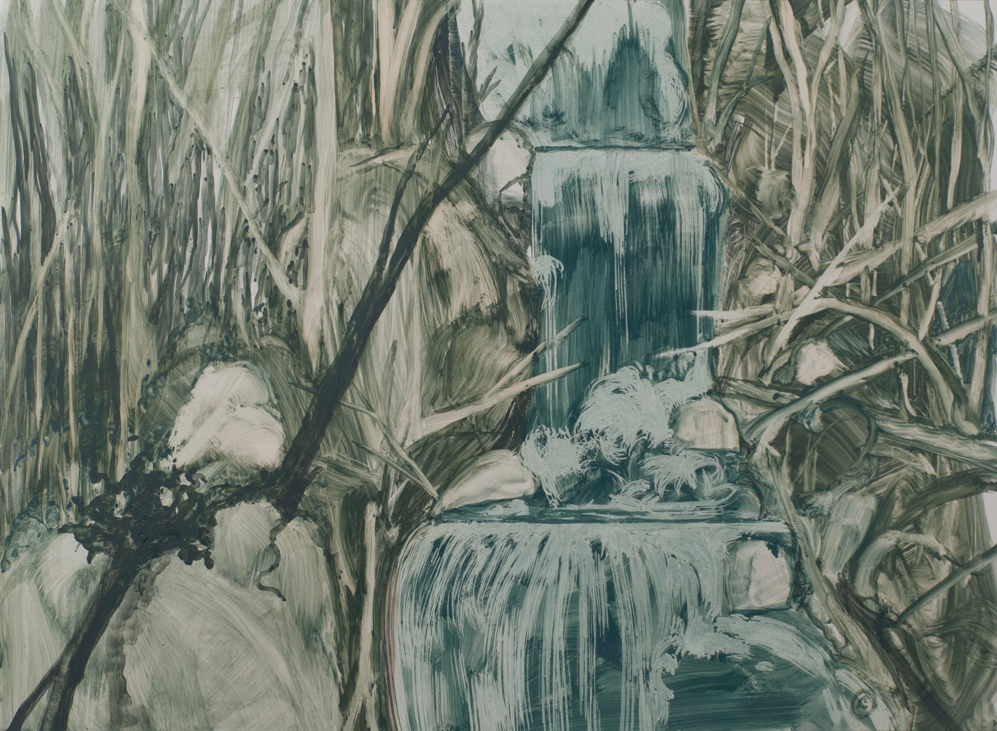 Art with the title "Study I for Baxter Falls".