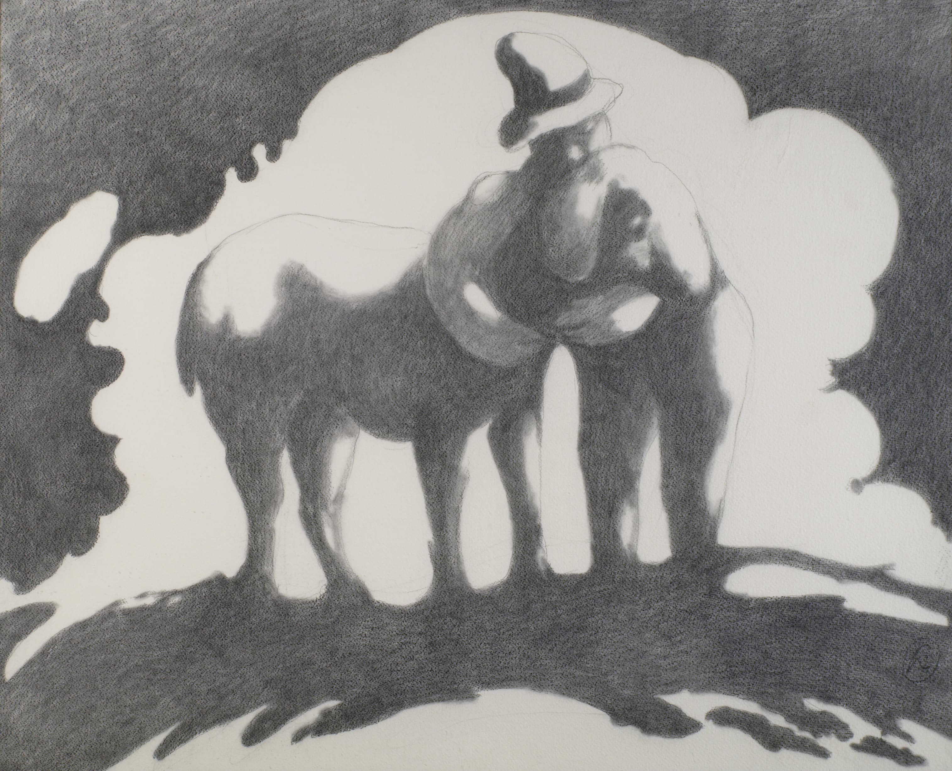 Art with the title "The Good Shepard".