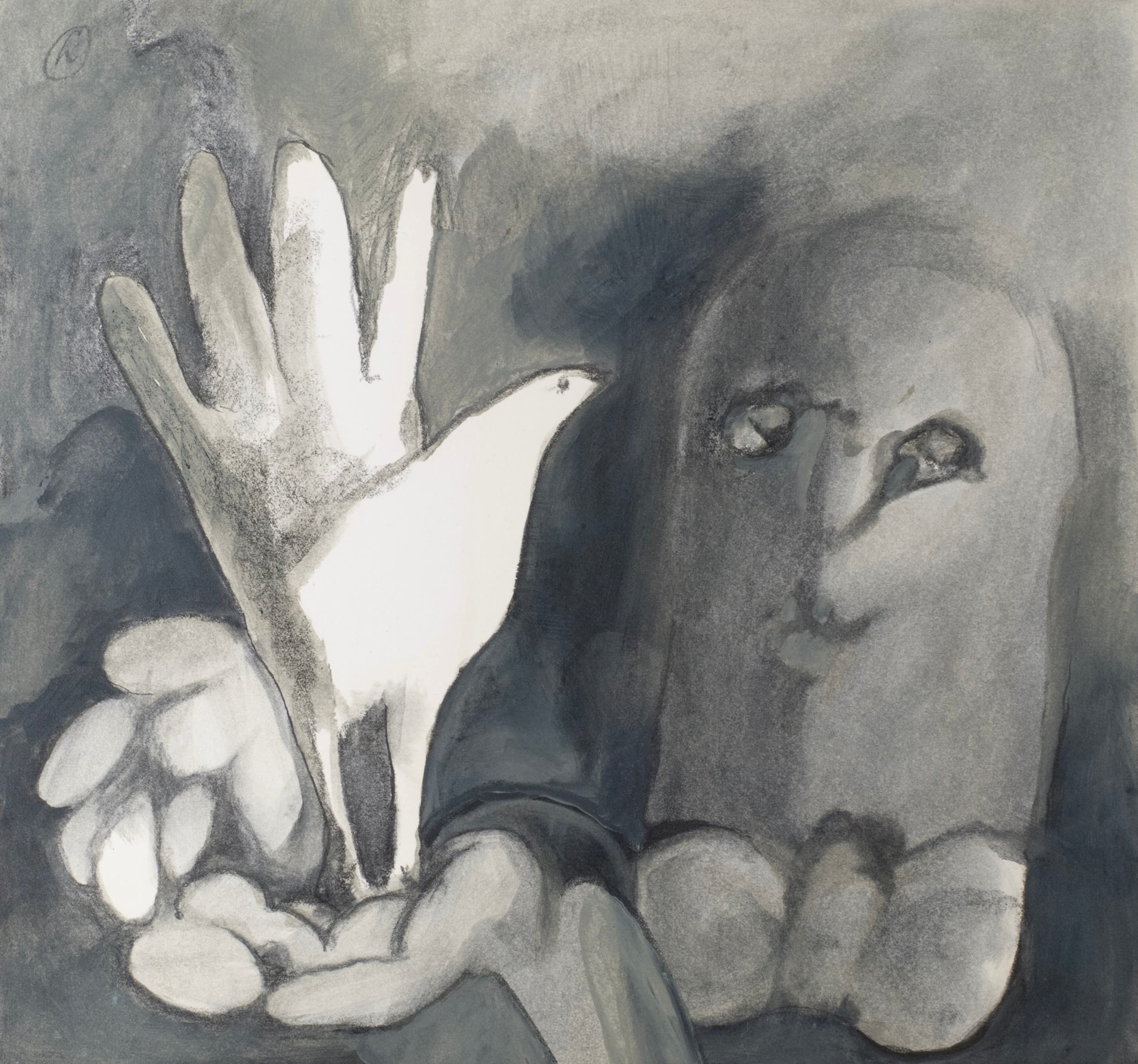 Art with the title "Bird in the Hand".