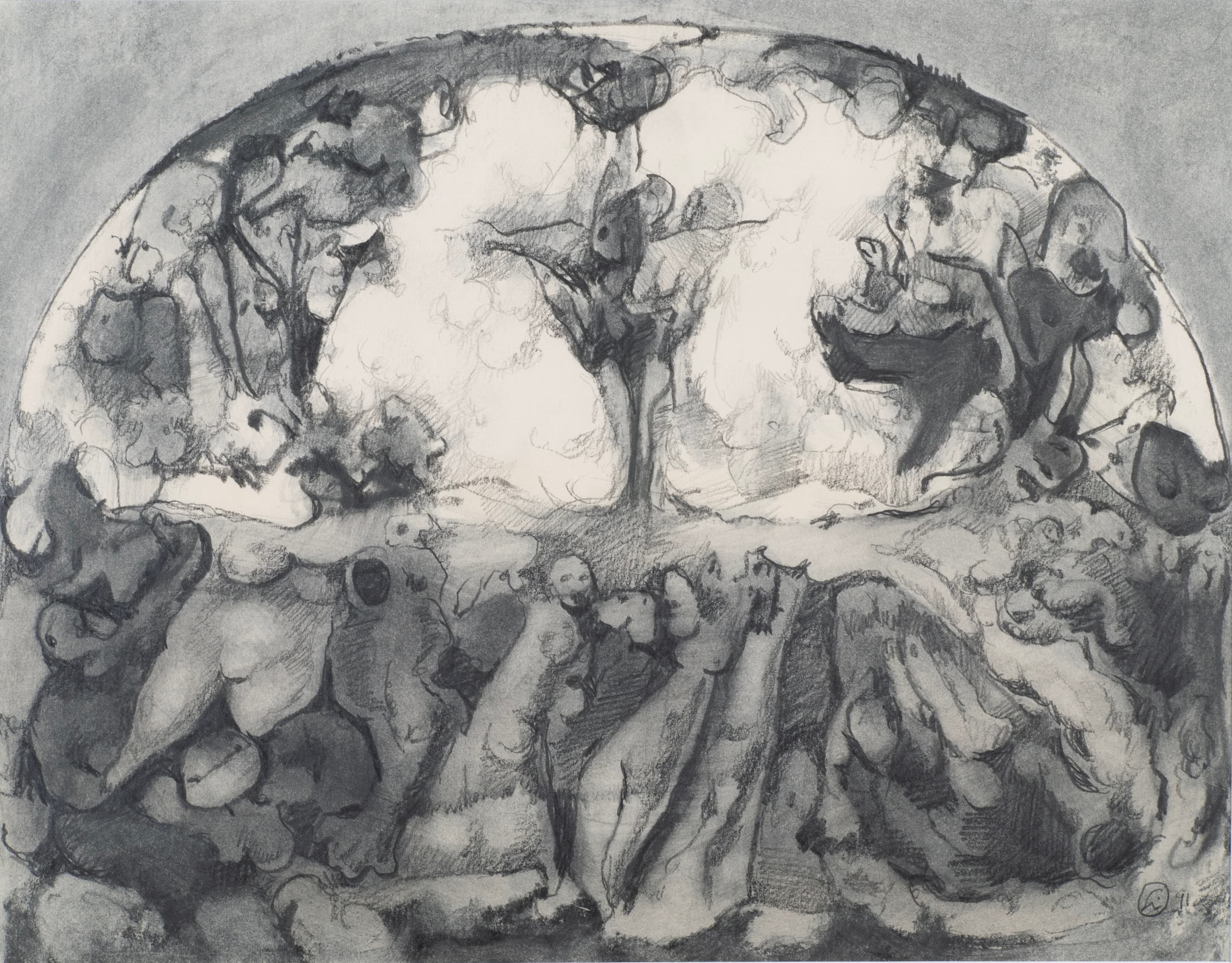 Art with the title "Arch with Multitude I".