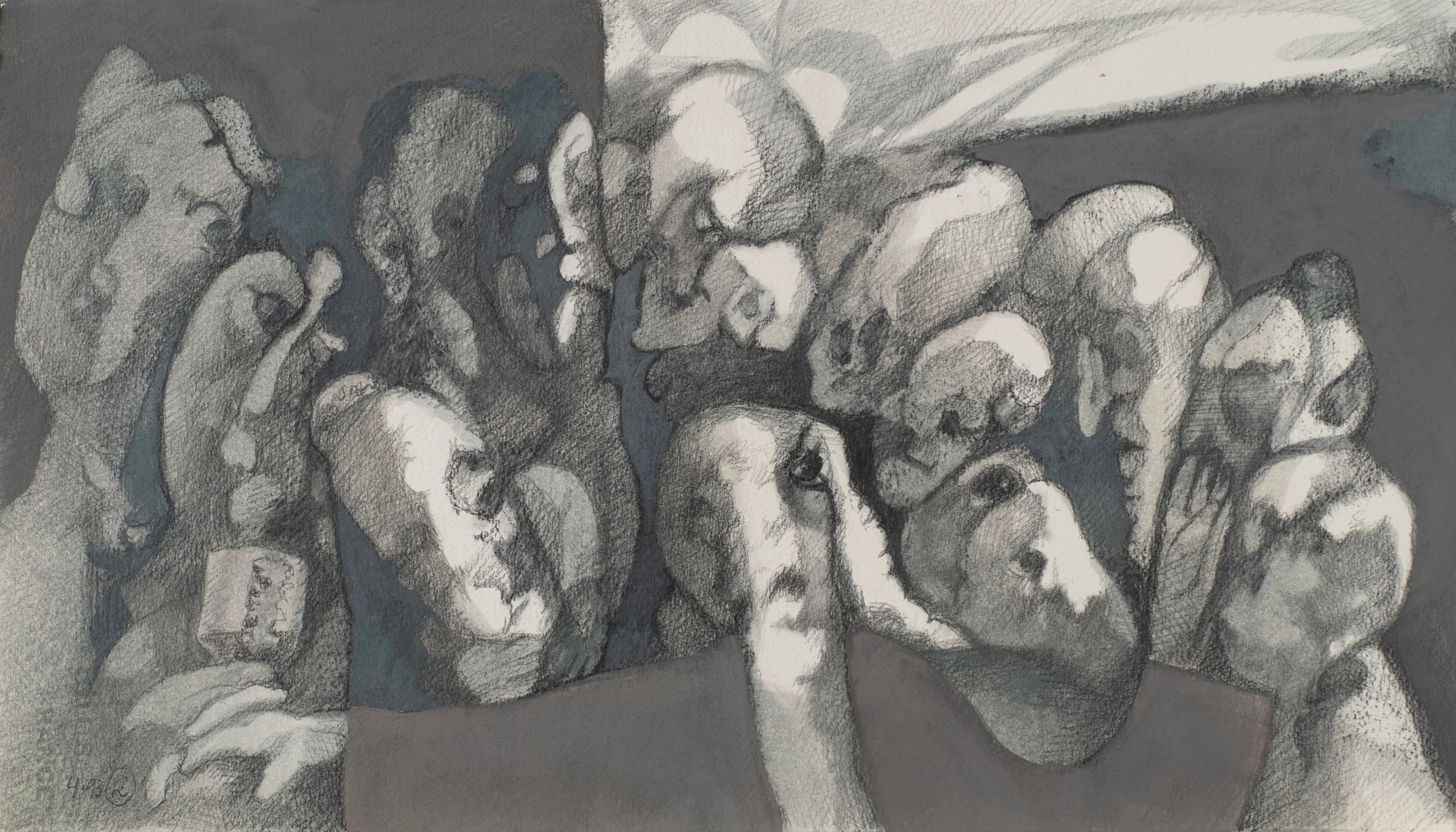 Art with the title "Last Supper Study 3".