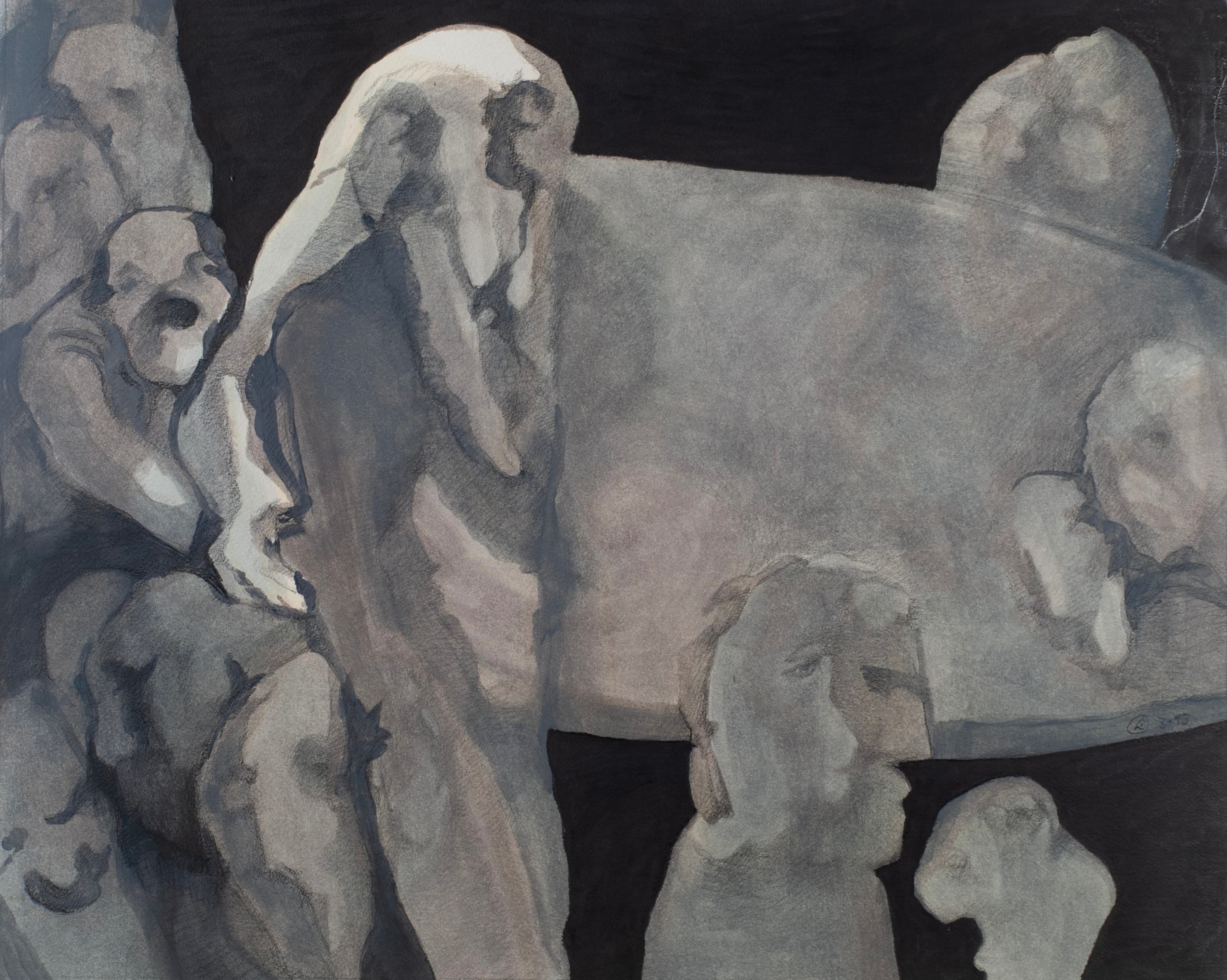 Art with the title "Last Supper Study 11".