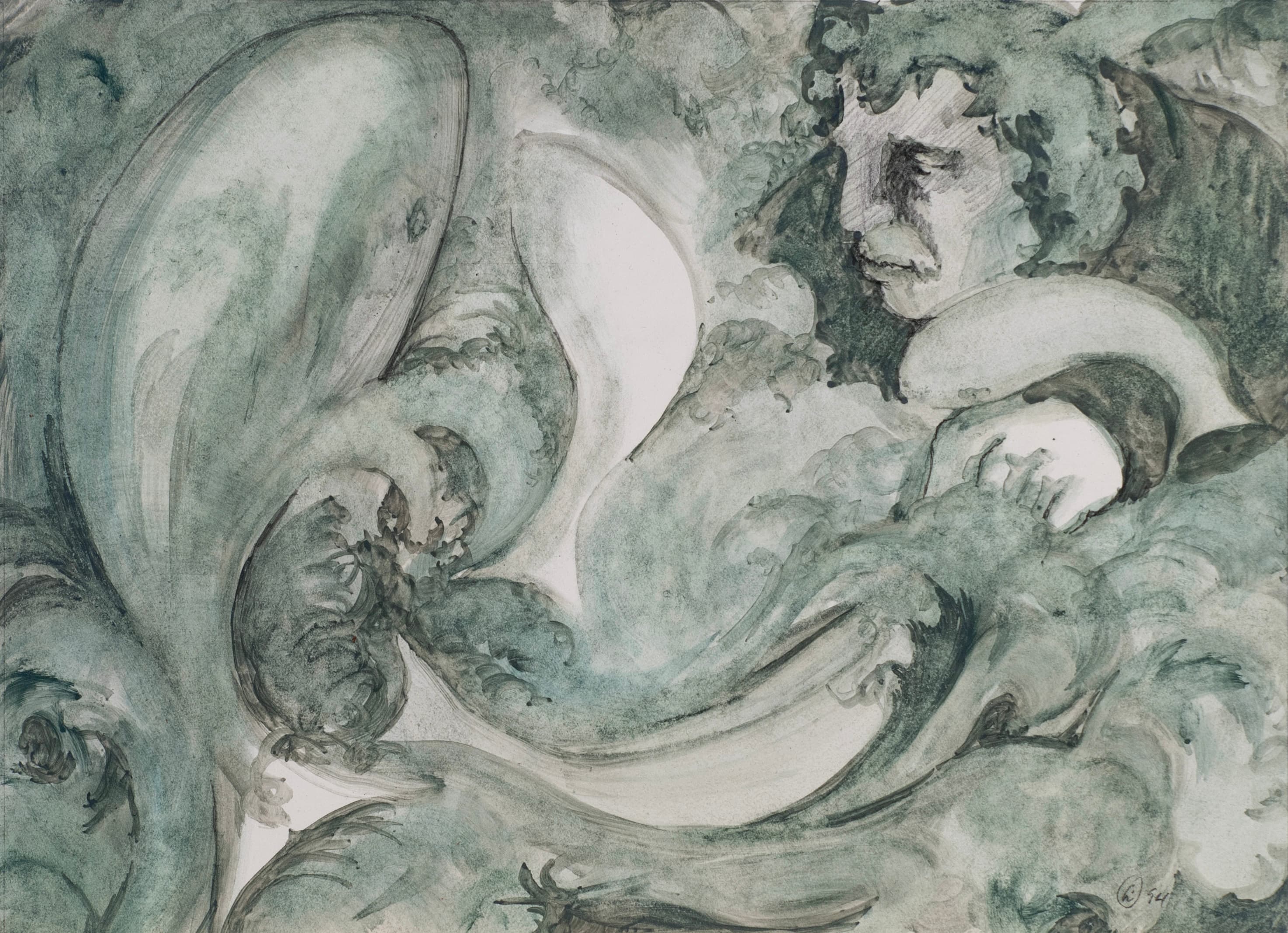 Art with the title "Sailor in the Waves II".