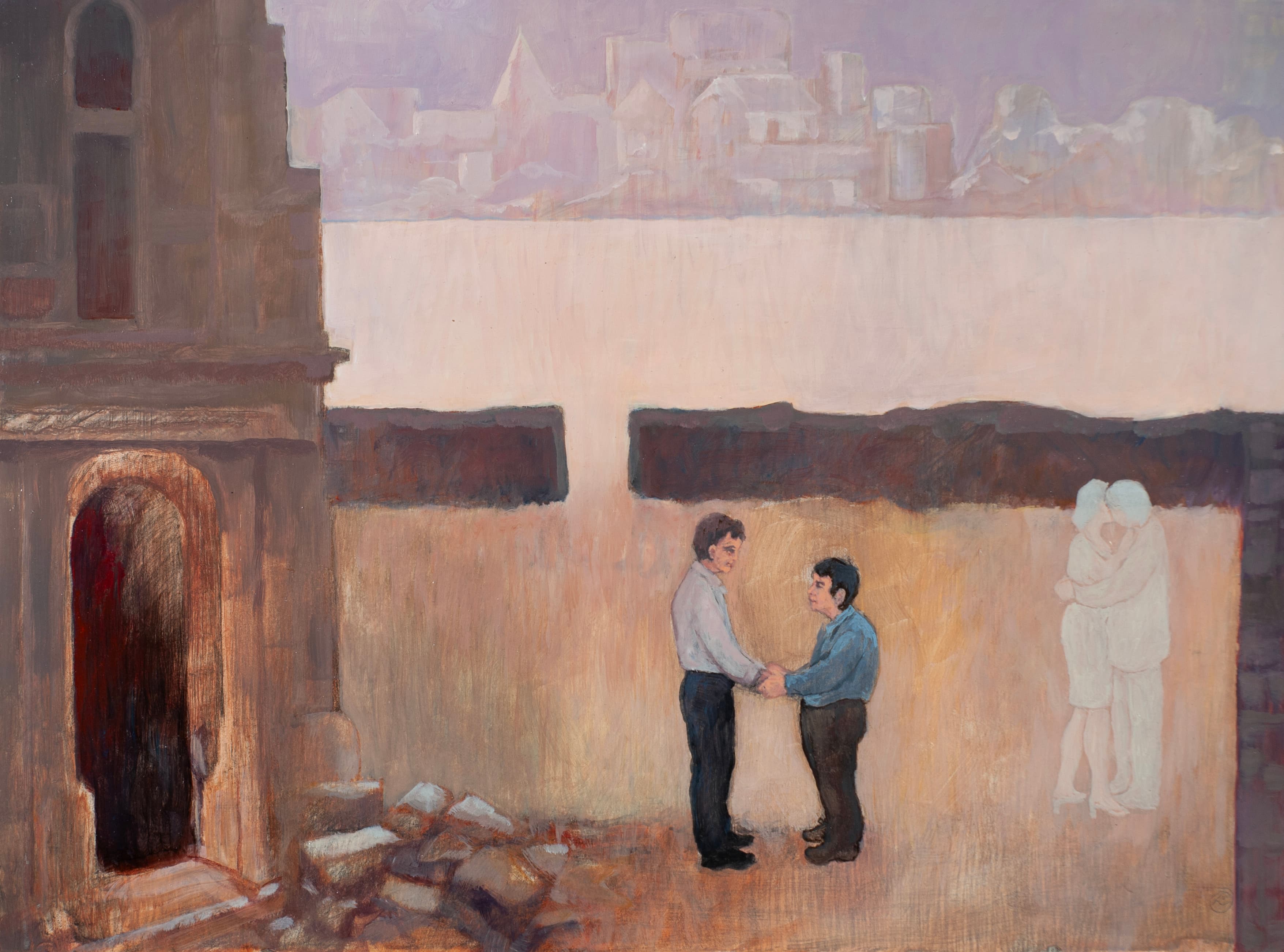 Art with the title "Dumb Show Study I".