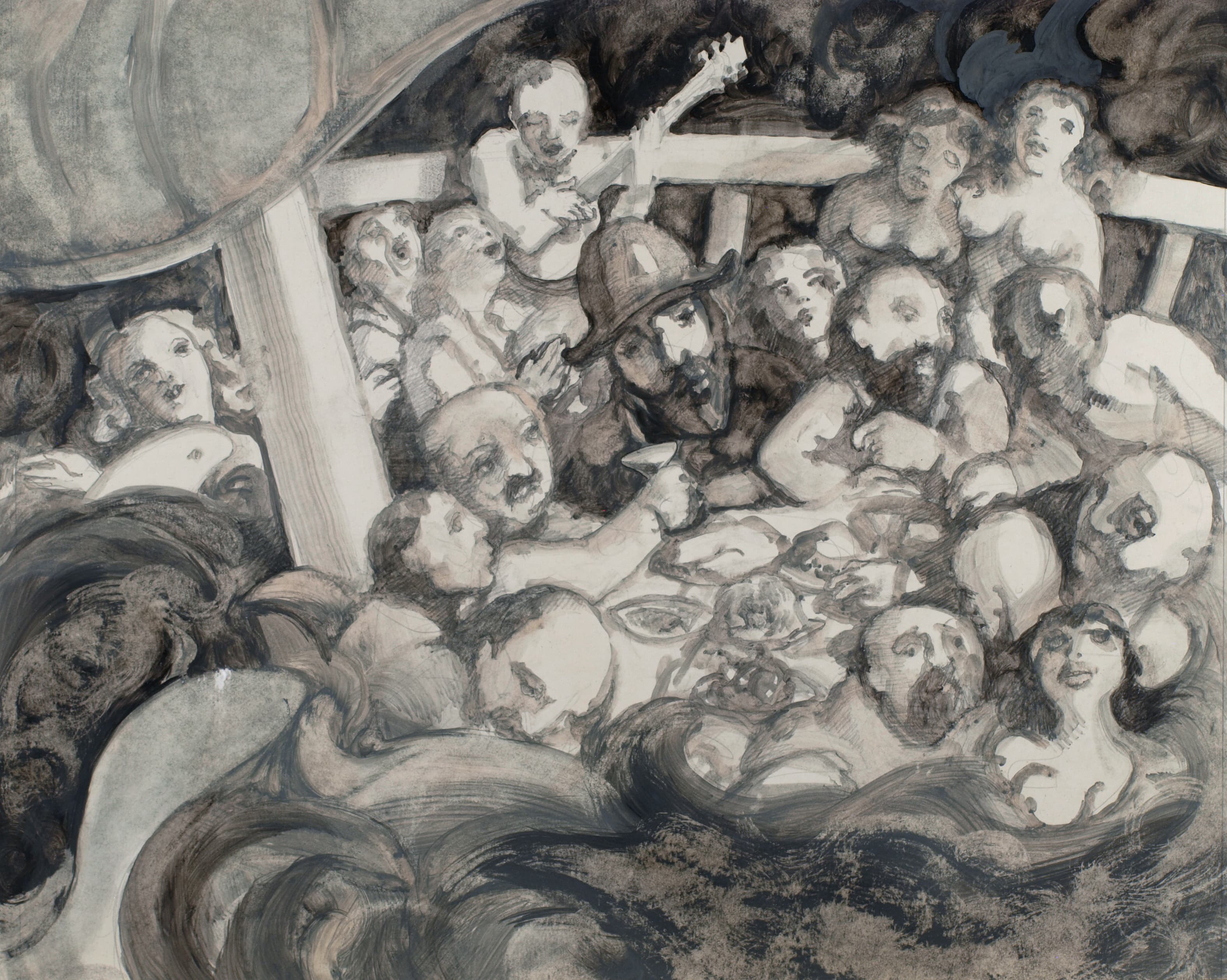 Art with the title "On Deck Study 2".