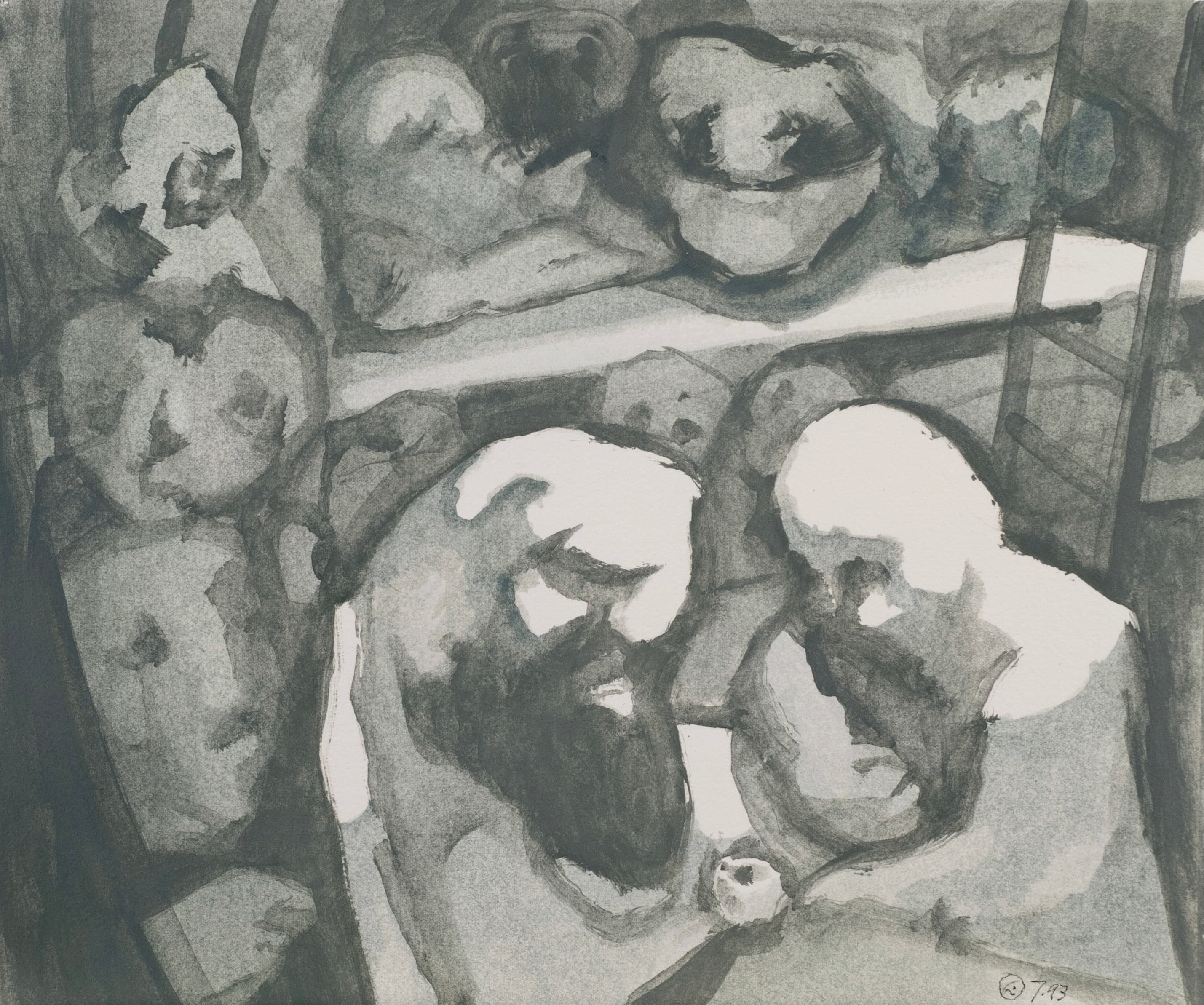 Art with the title "In the Hold Study 1".