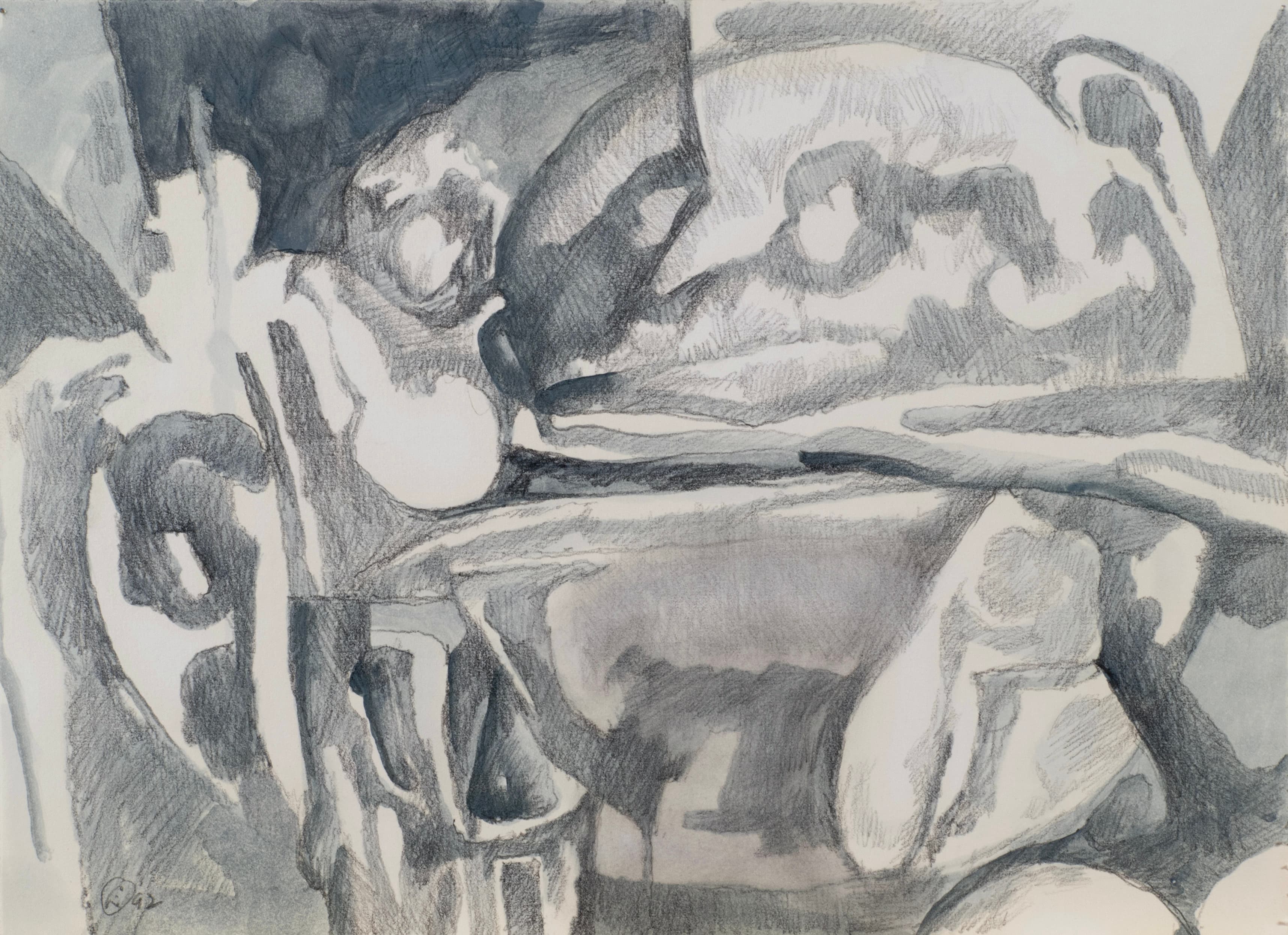 Art with the title "Almost Abstract 1".