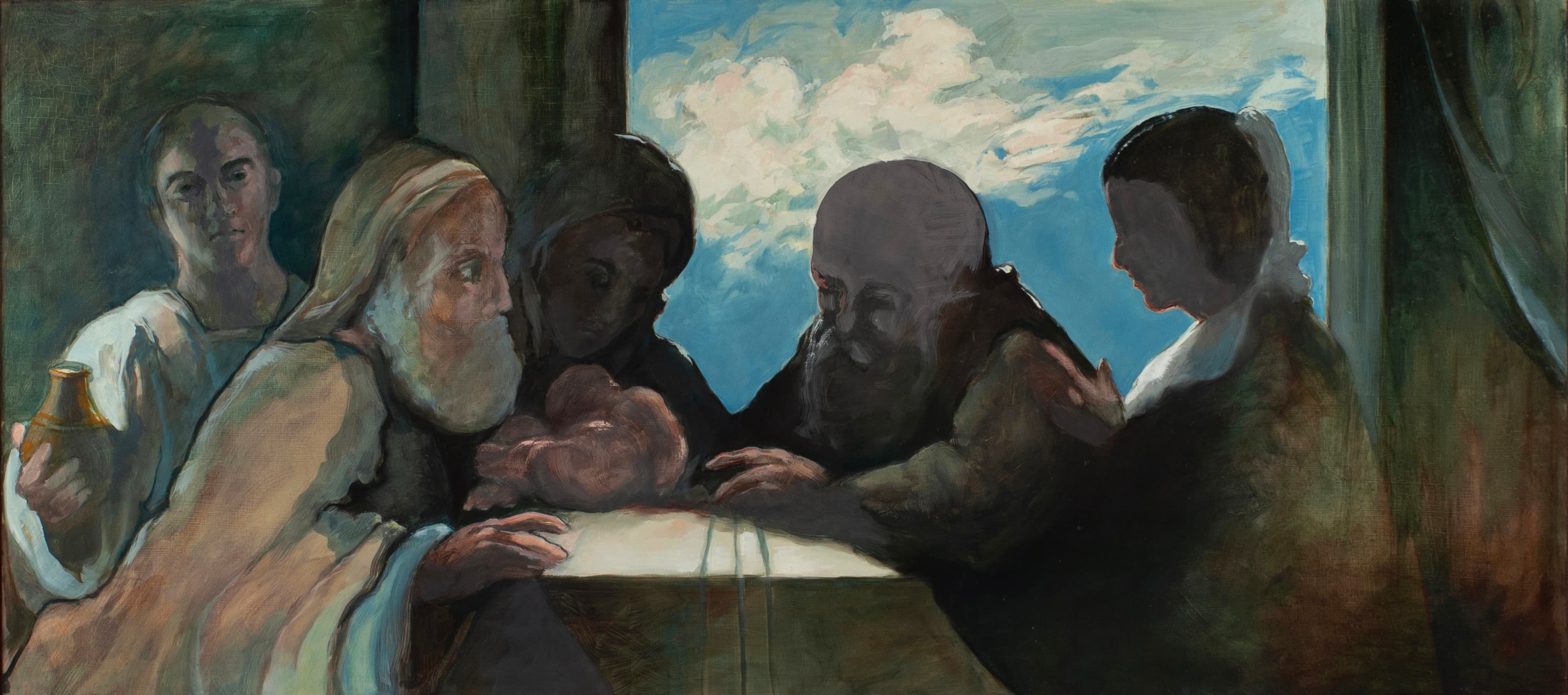 Art with the title "Circumcision - Homage to Titian".