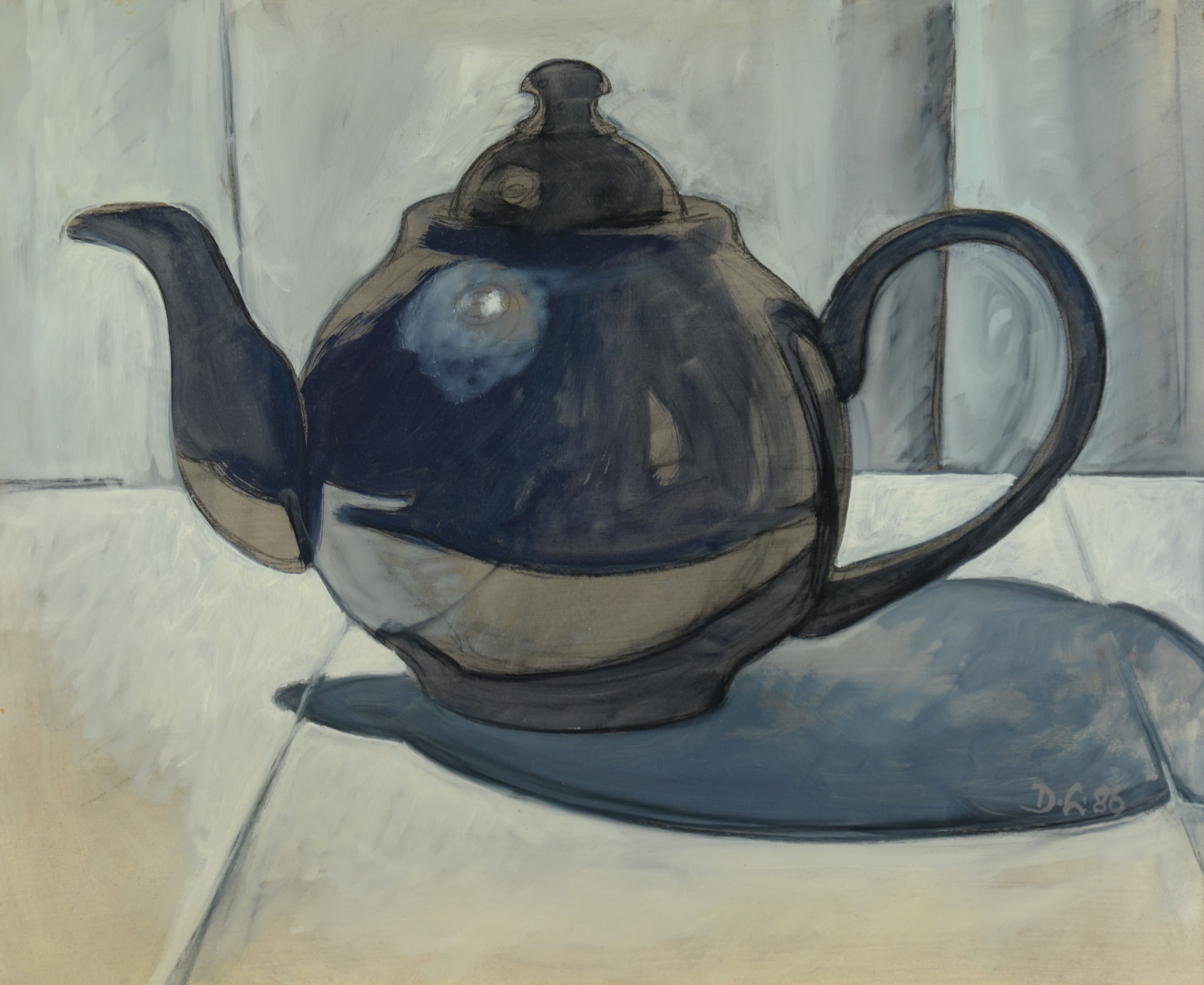 Art with the title "Dark Tea Pot".