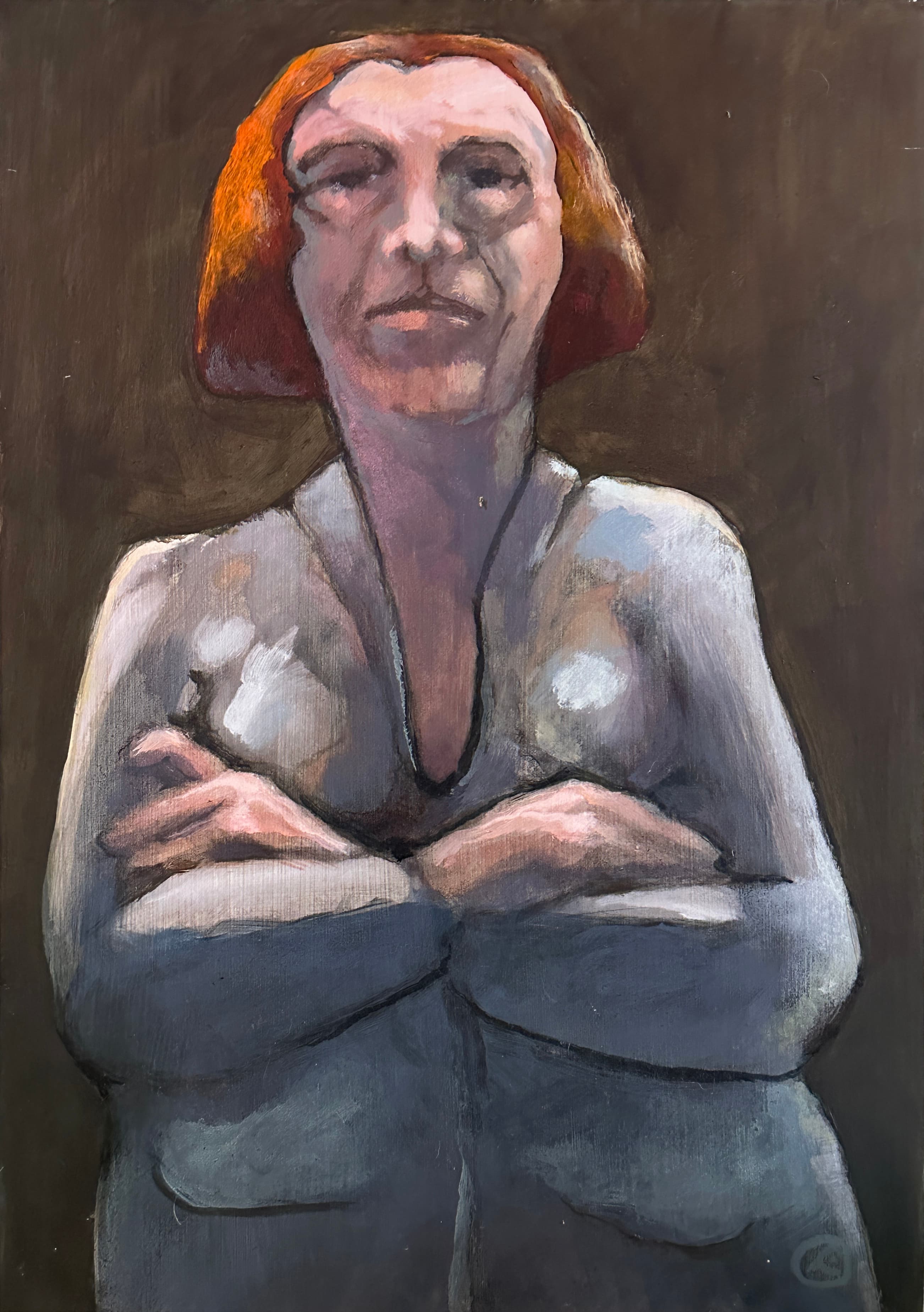 Art with the title "Psychic Portrait - Portland Woman".