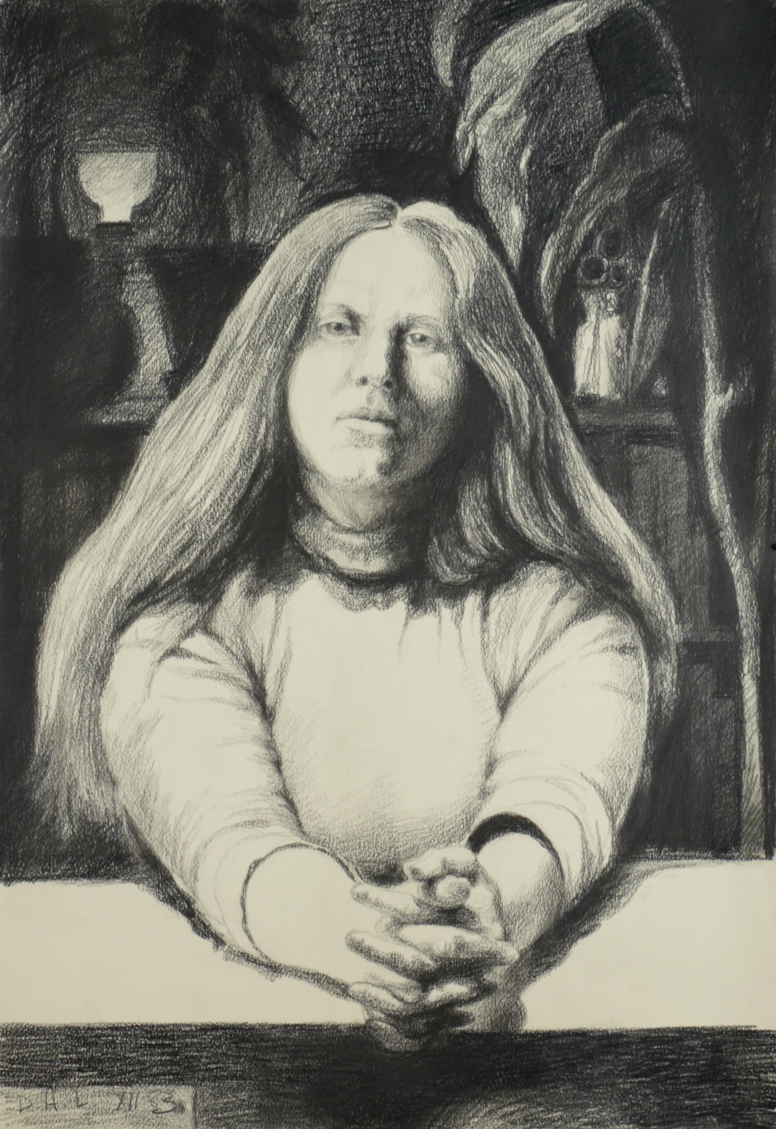 Art with the title "Ada, Hands Clasped".