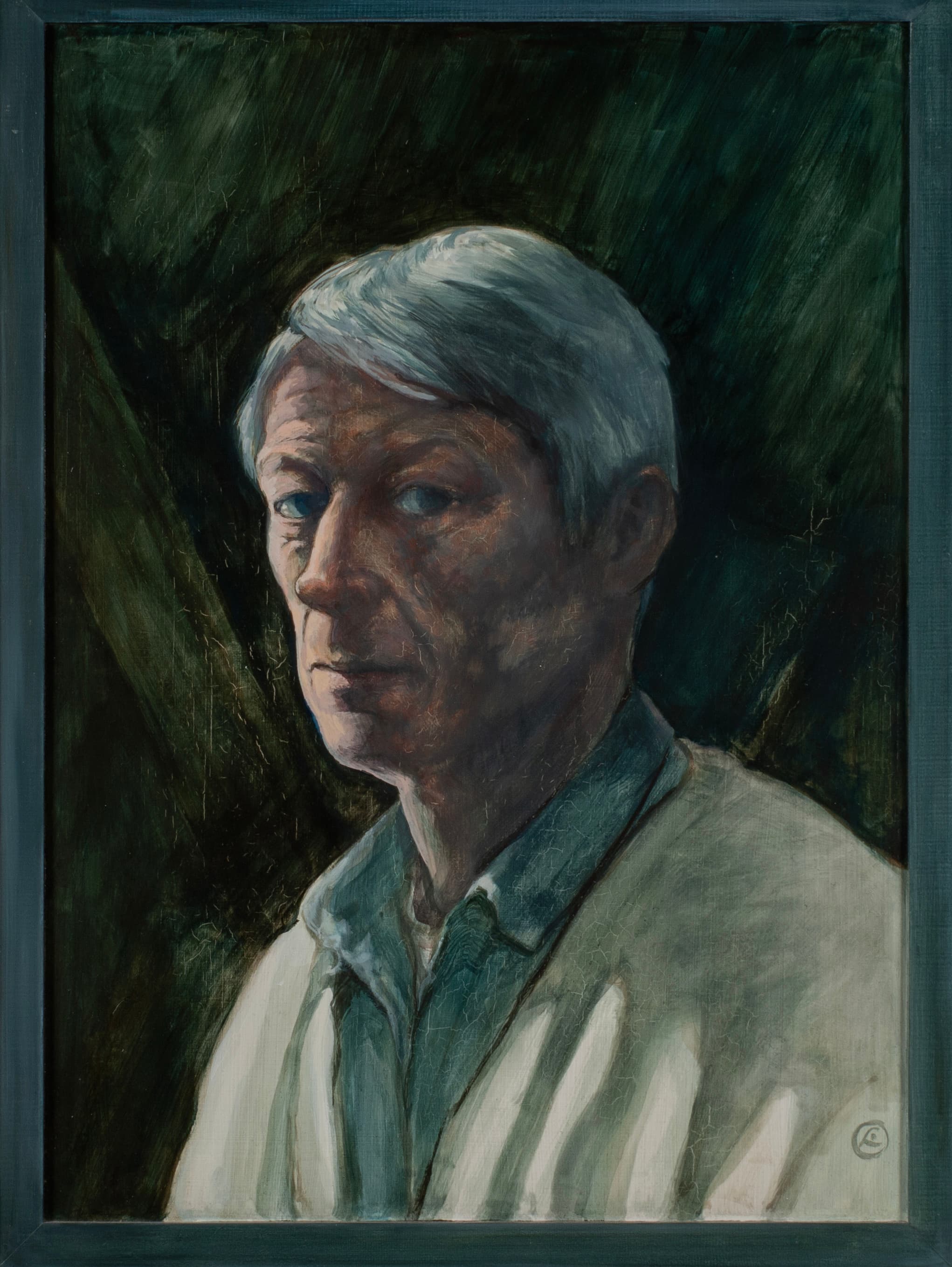 Art with the title "Late Self Portrait".