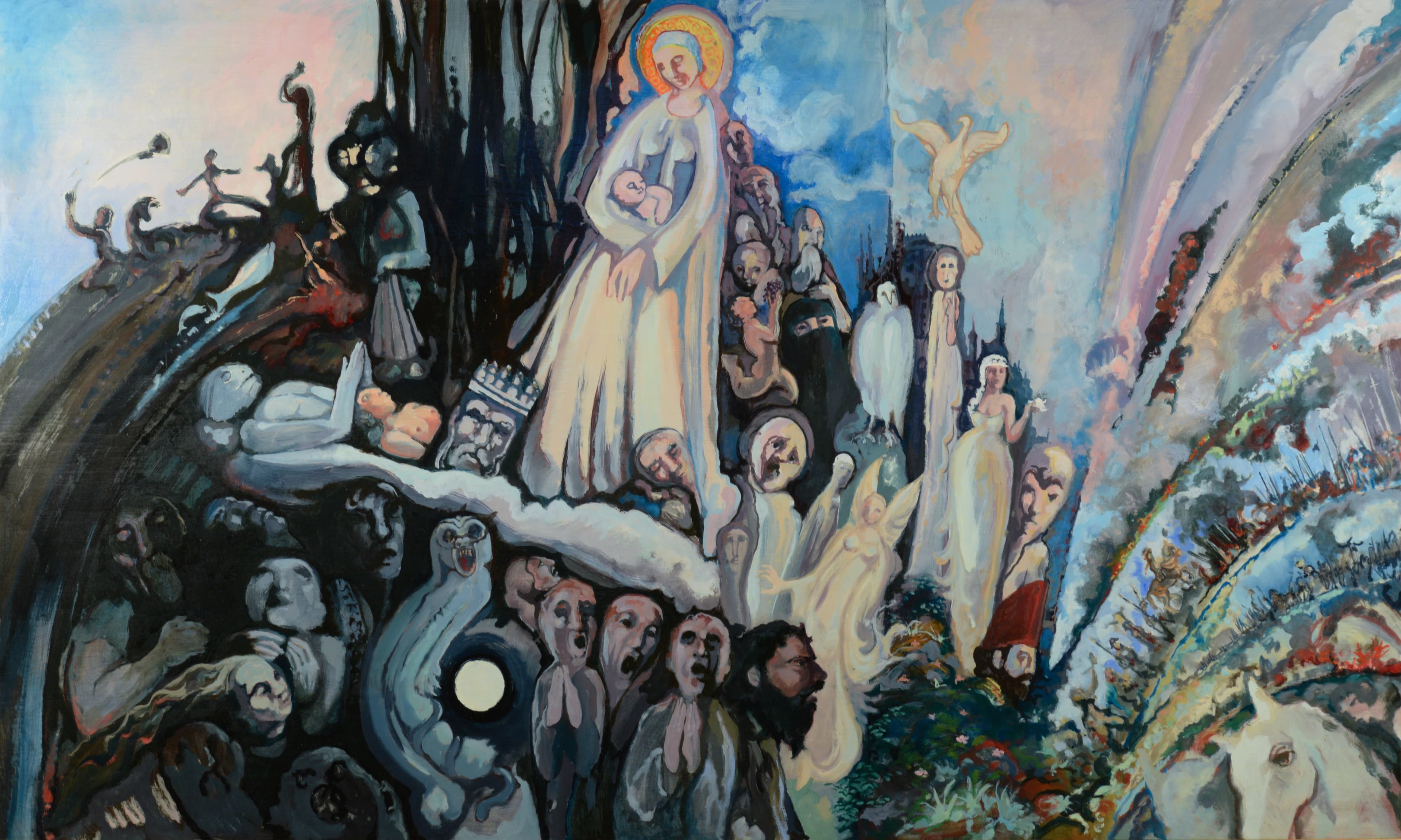 Art with the title "The Millennium (left panel)".