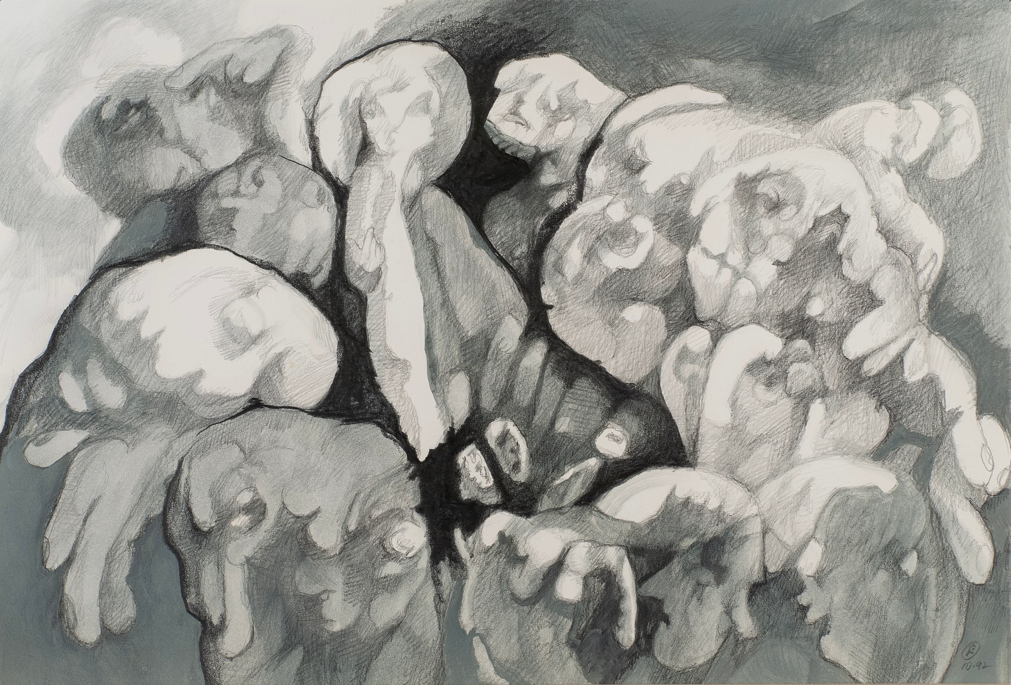 Art with the title "Last Supper Study 7".